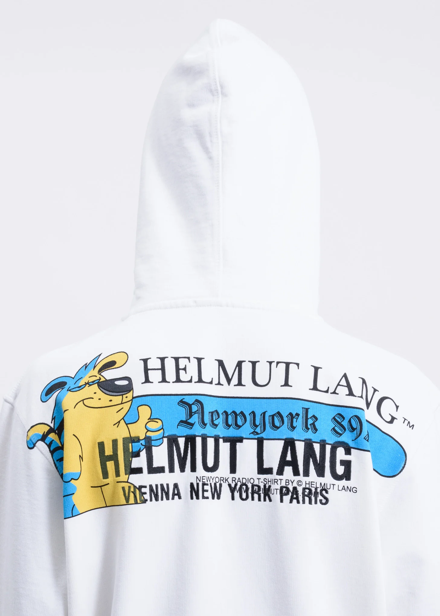 White Standard Radio Hoodie - Image 4