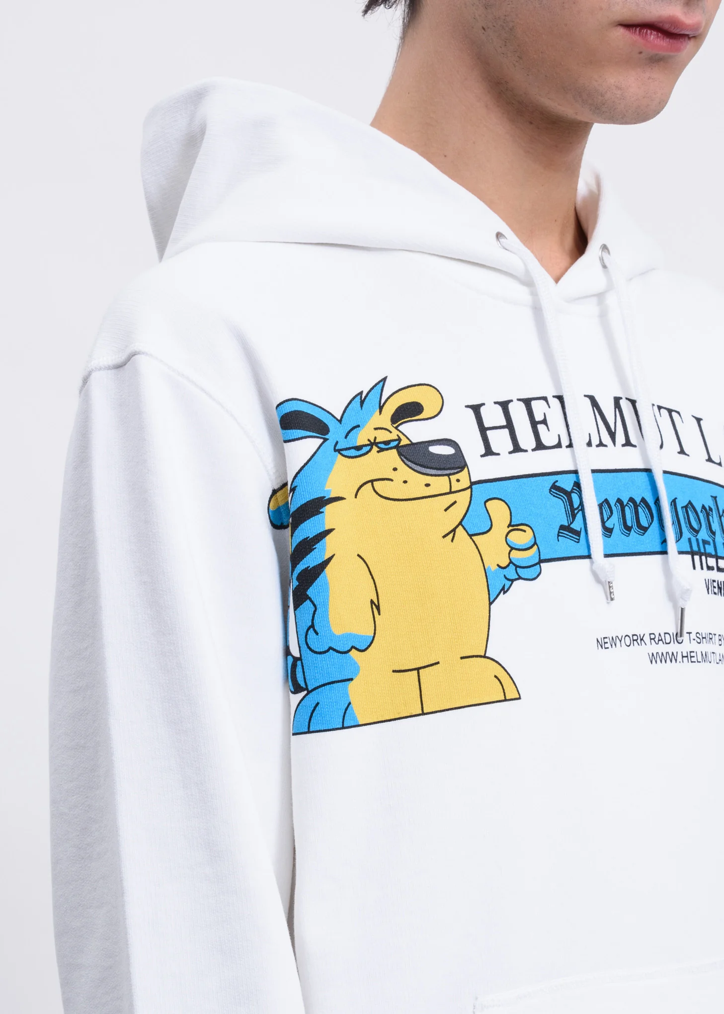 White Standard Radio Hoodie - Image 5