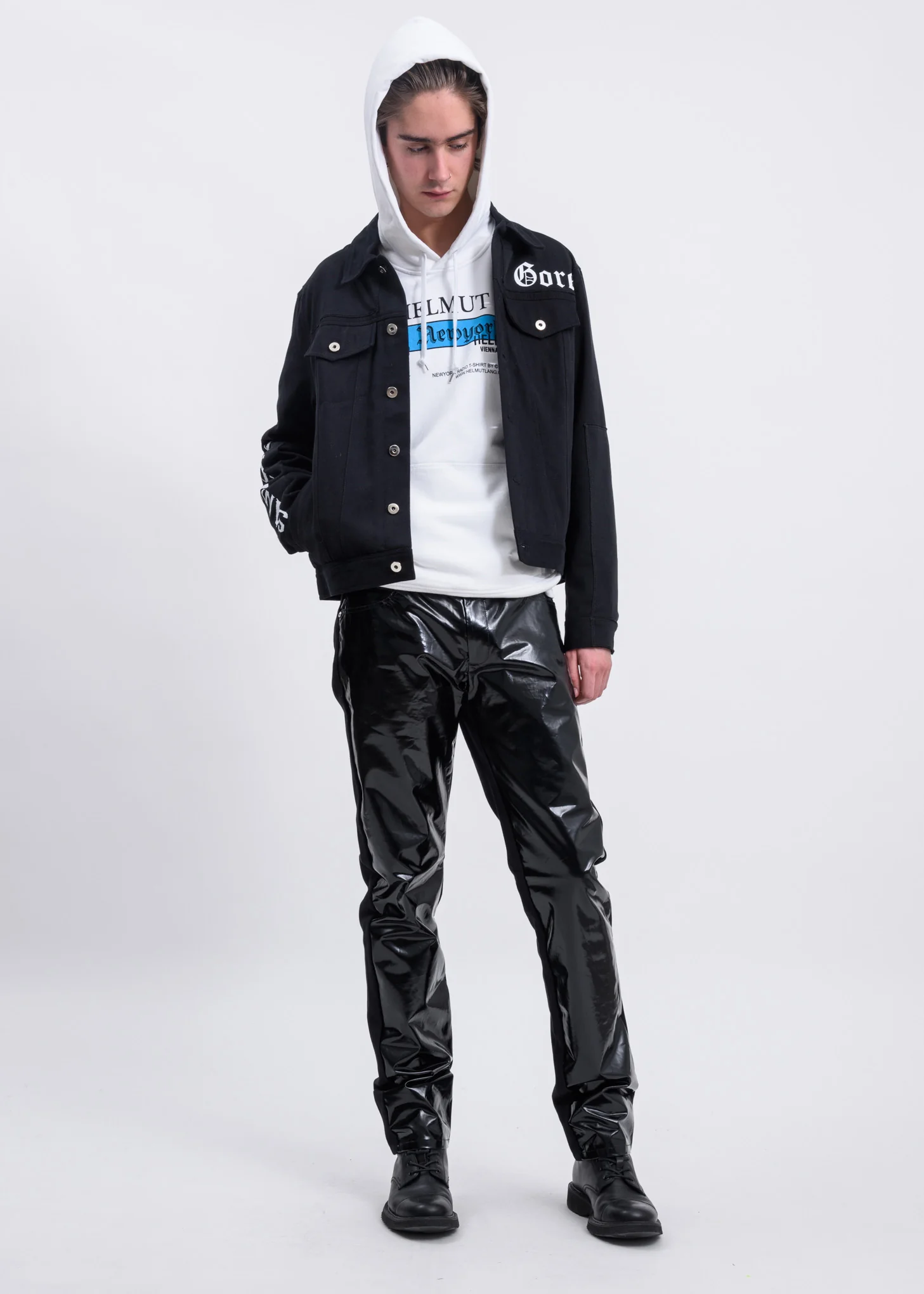White Standard Radio Hoodie - Image 7