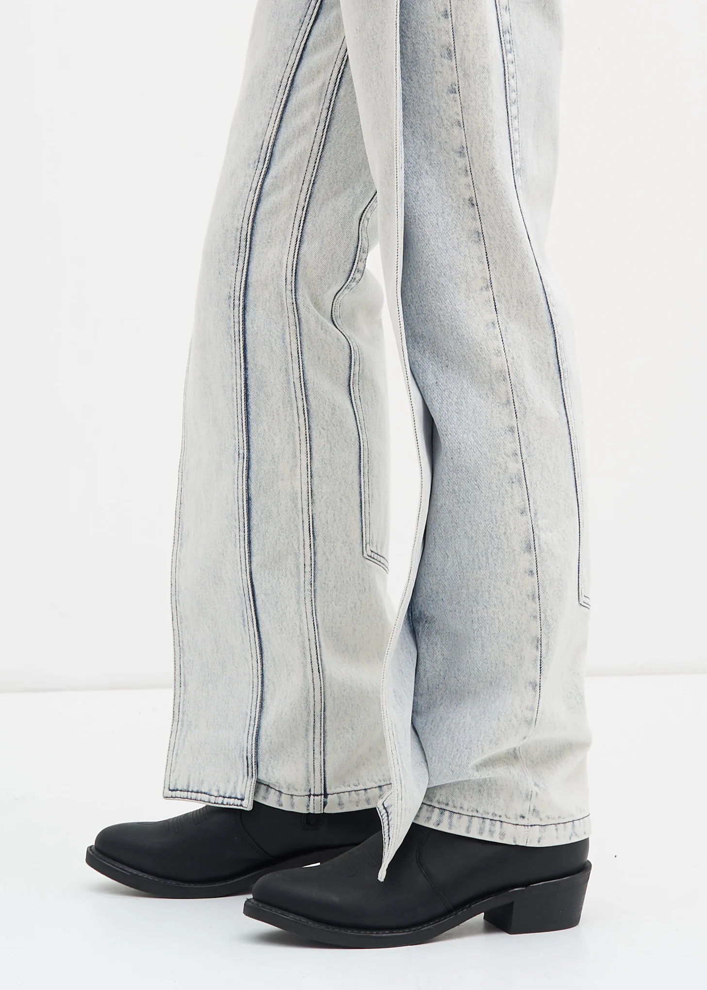 White Stonewash XL Pocket Jean - Image 3