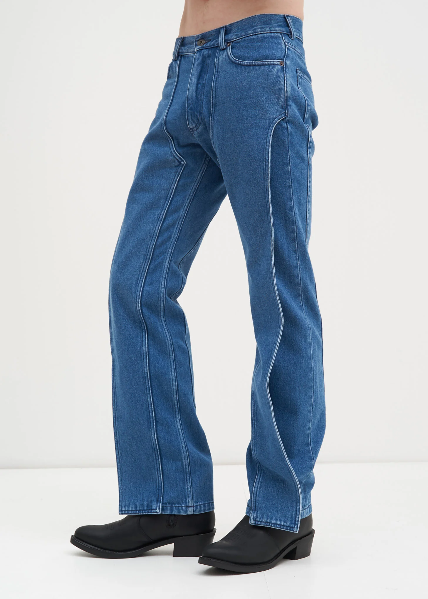 Blue Stonewash XL Pocket Jeans