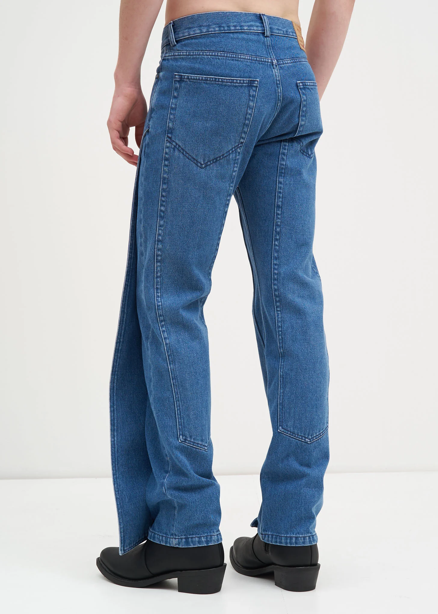 Blue Stonewash XL Pocket Jeans - Image 2
