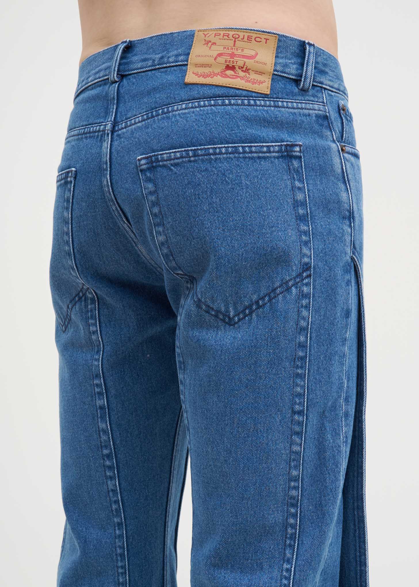 Blue Stonewash XL Pocket Jeans - Image 3