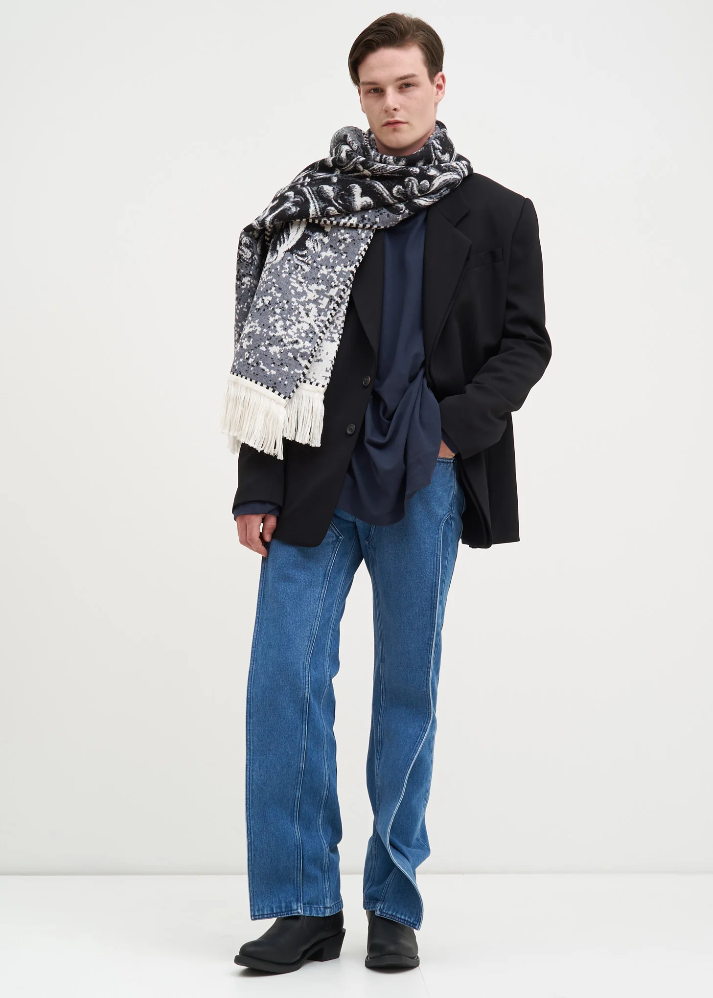 Blue Stonewash XL Pocket Jeans - Image 7