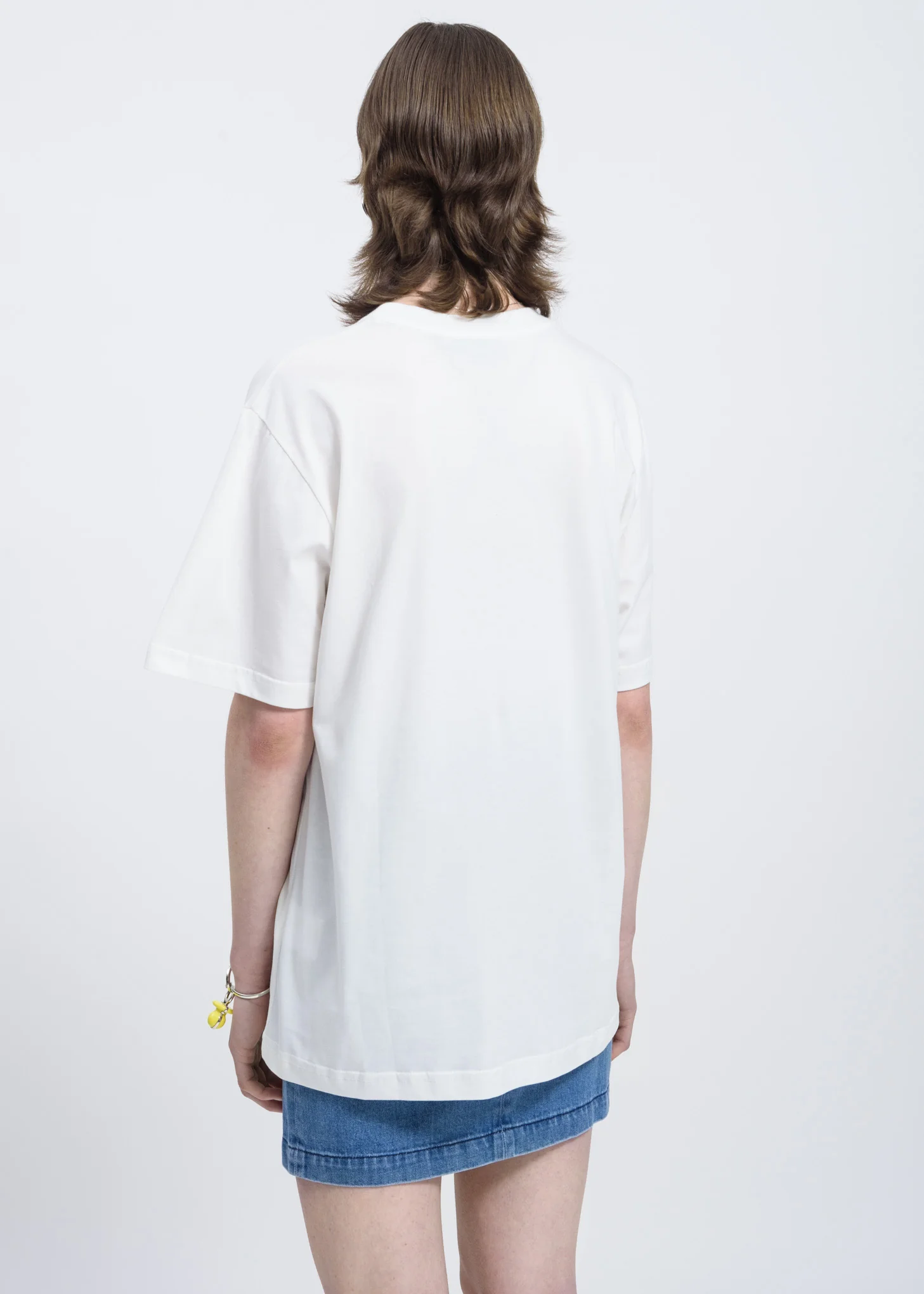 White T-Shirt w/ Embroidery EIWS - Image 3