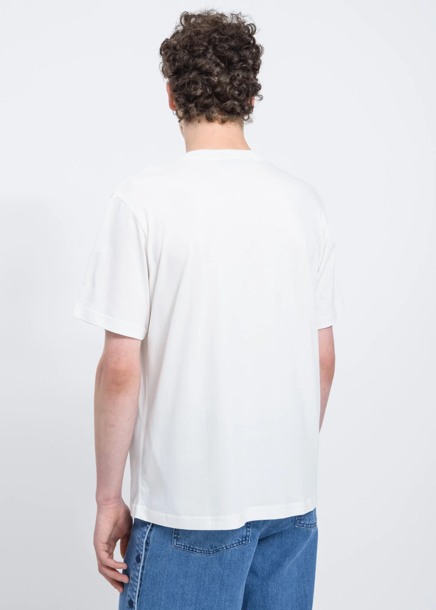White T-Shirt w/ Embroidery EIWS - Image 3