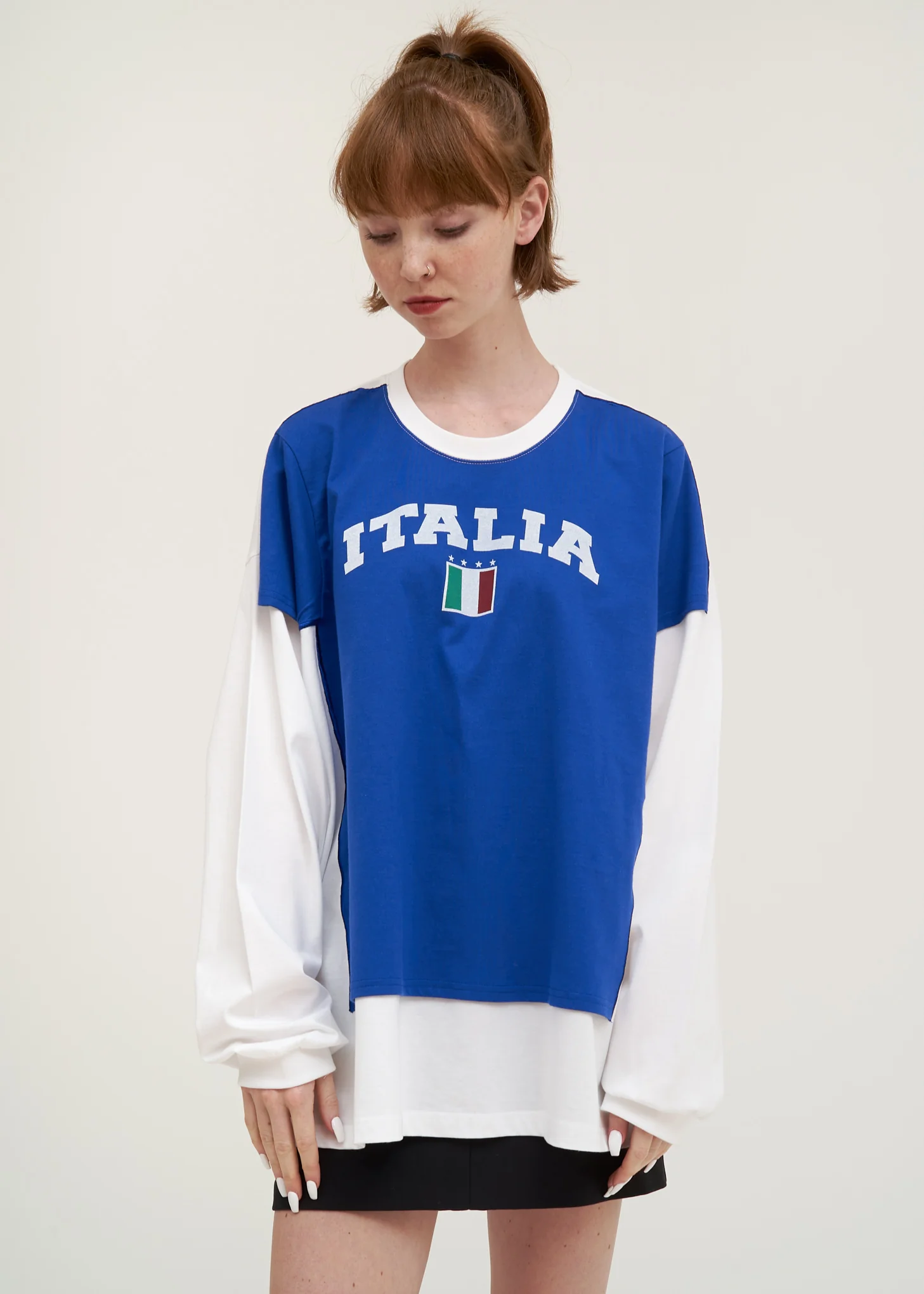 White T-Shirt with Kids T-Shirt