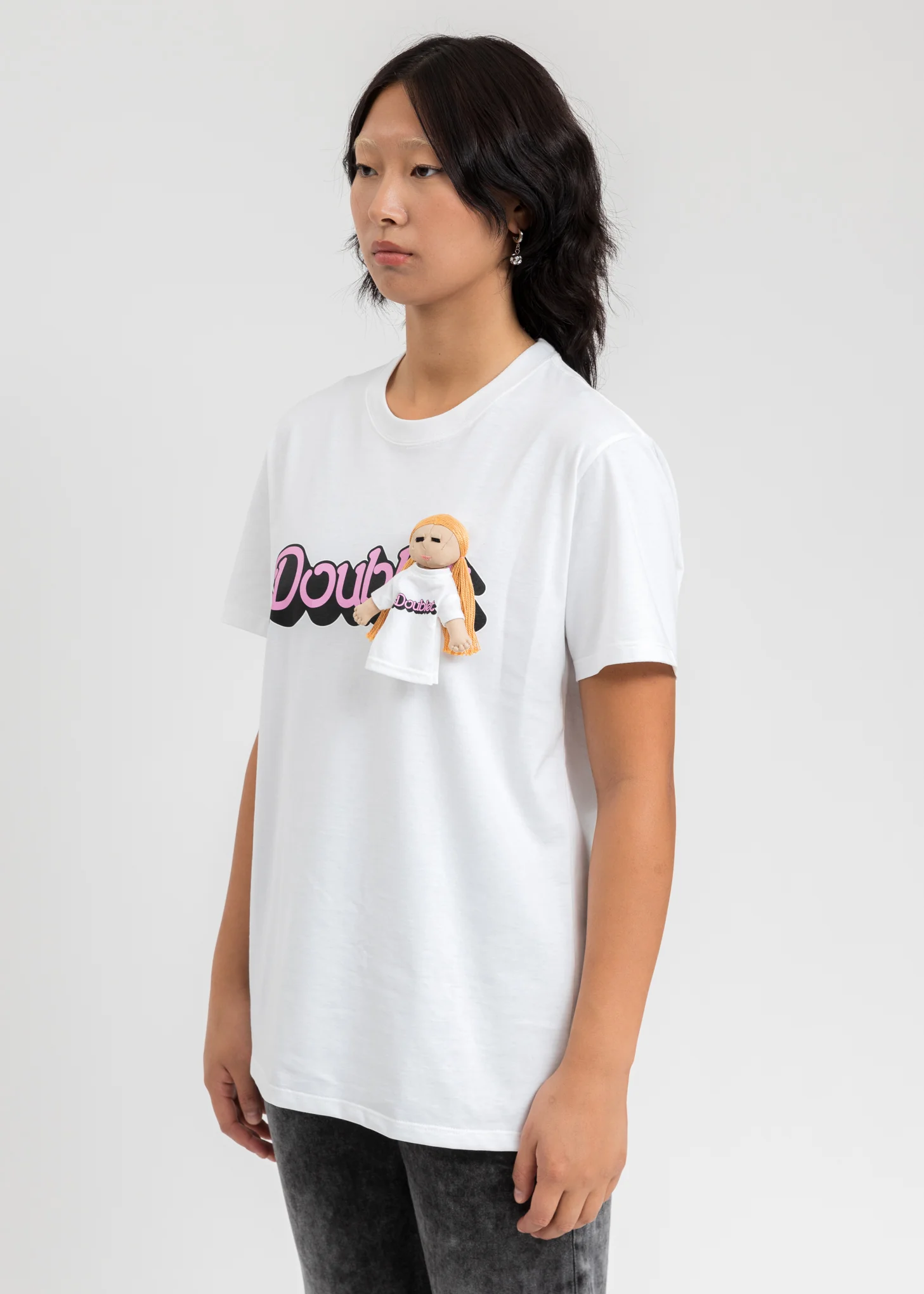 White T-Shirt With My Doll - Image 3
