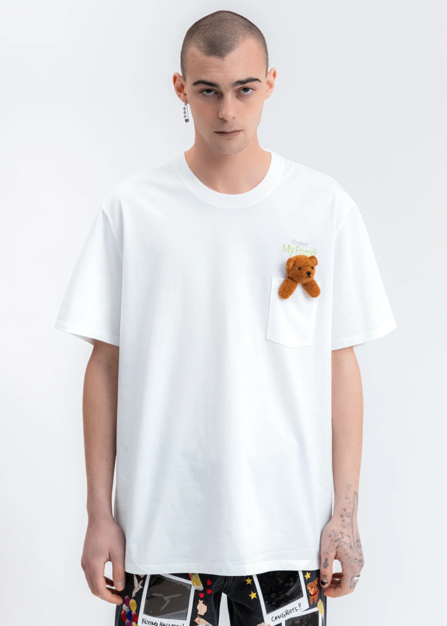 White T-Shirt With My Friend