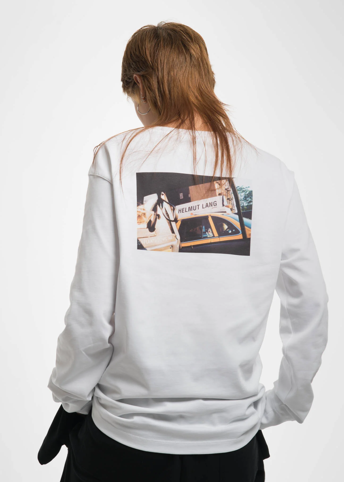 White Taxi Long Sleeve T-Shirt