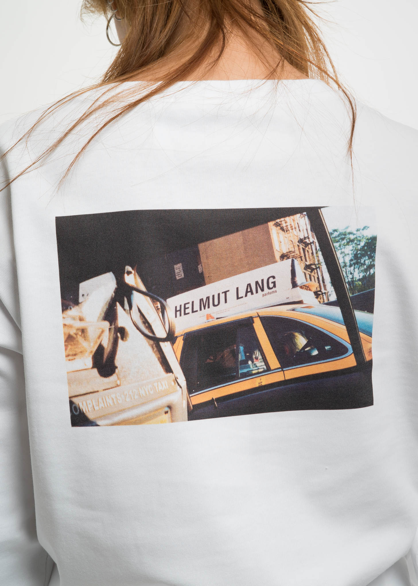 White Taxi Long Sleeve T-Shirt - Image 4