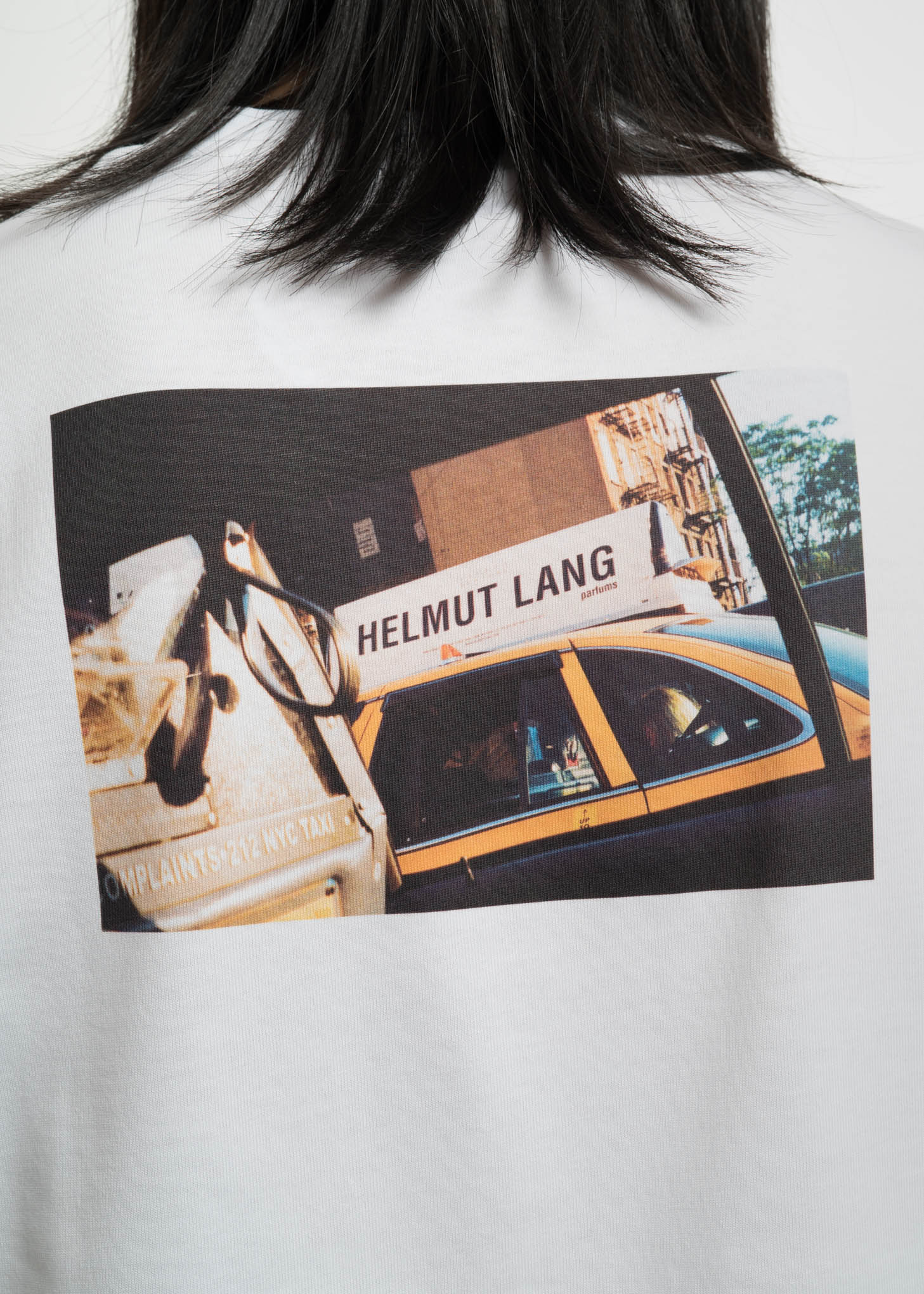 White Taxi Long Sleeve T-Shirt - Image 2