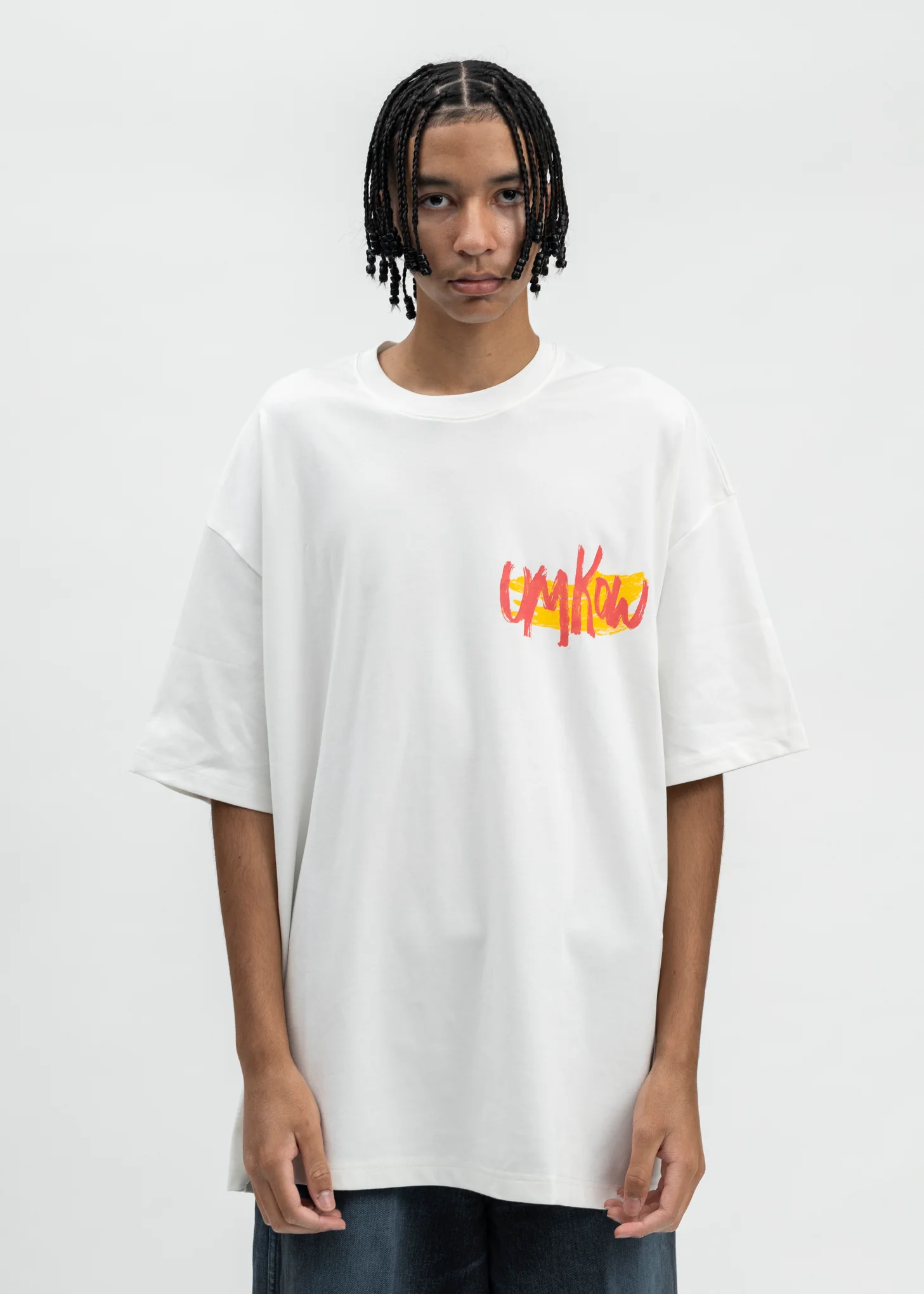 WHITE TIFFANY BUTTERFLY T-SHIRT