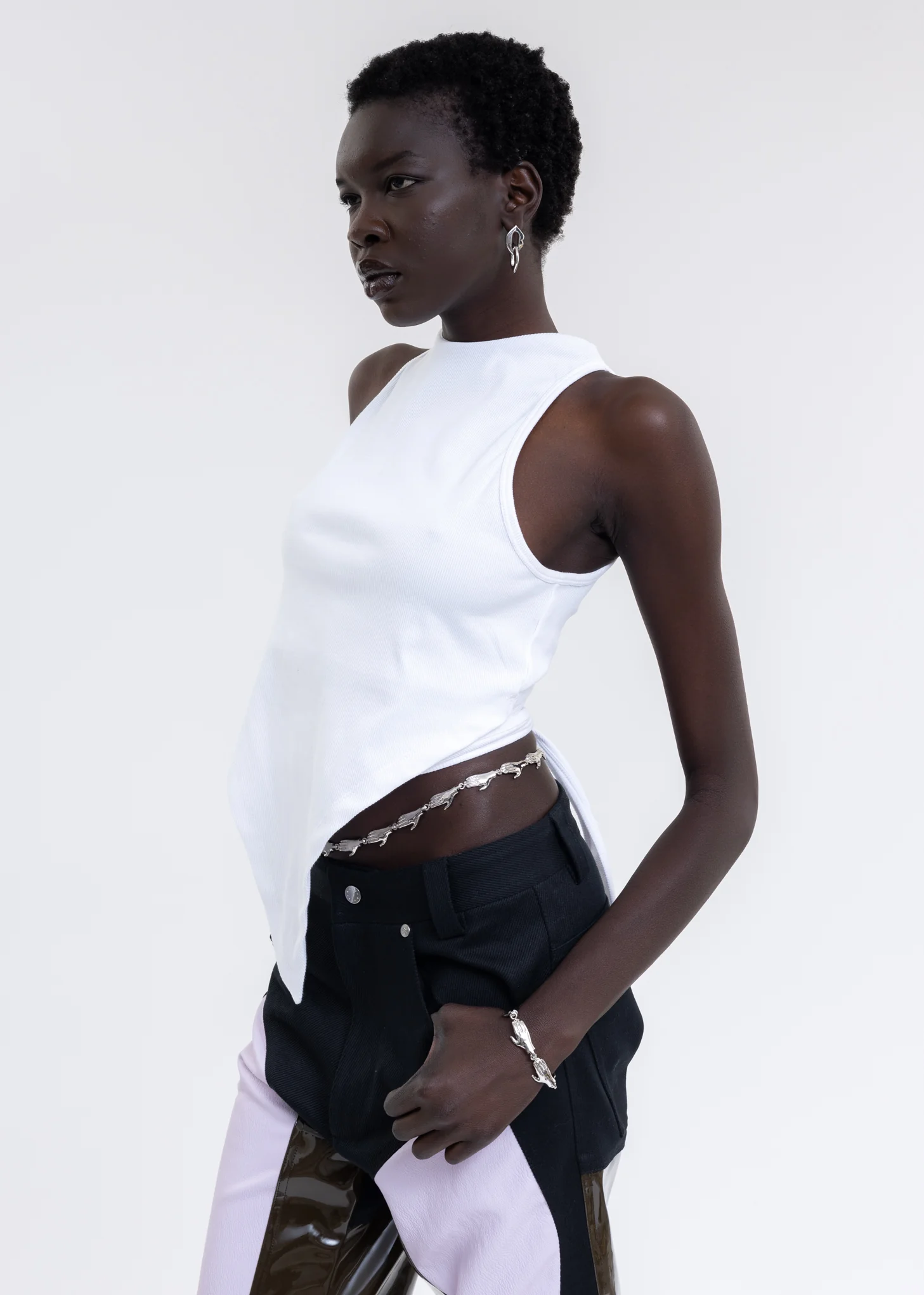 WHITE TOP JERSEY