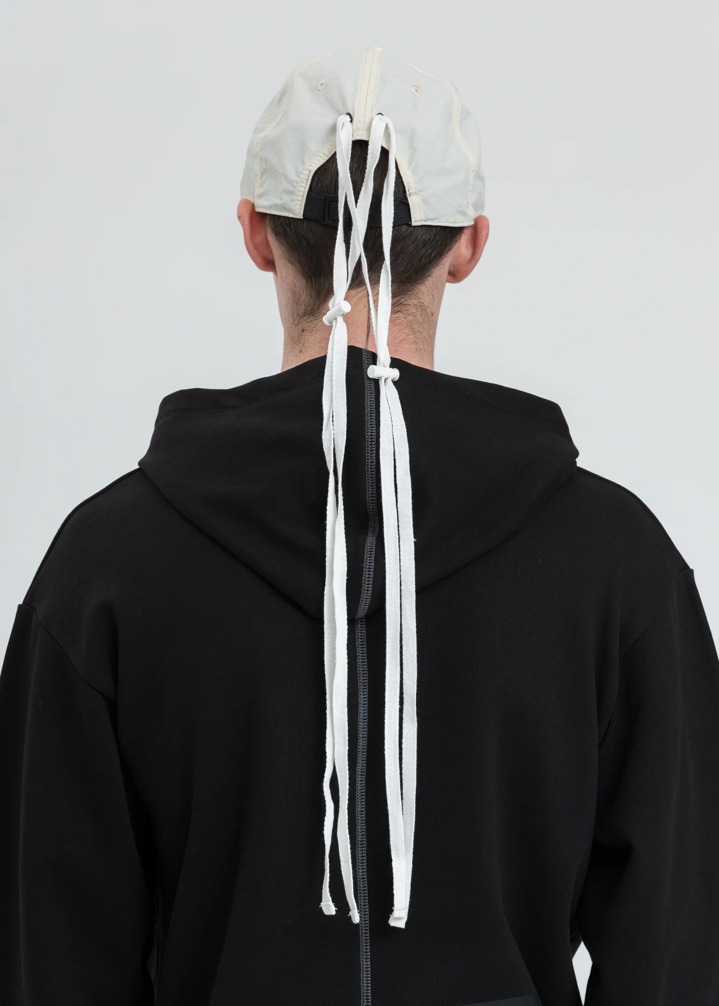 White Twist Drill Sliced Cap - Image 2