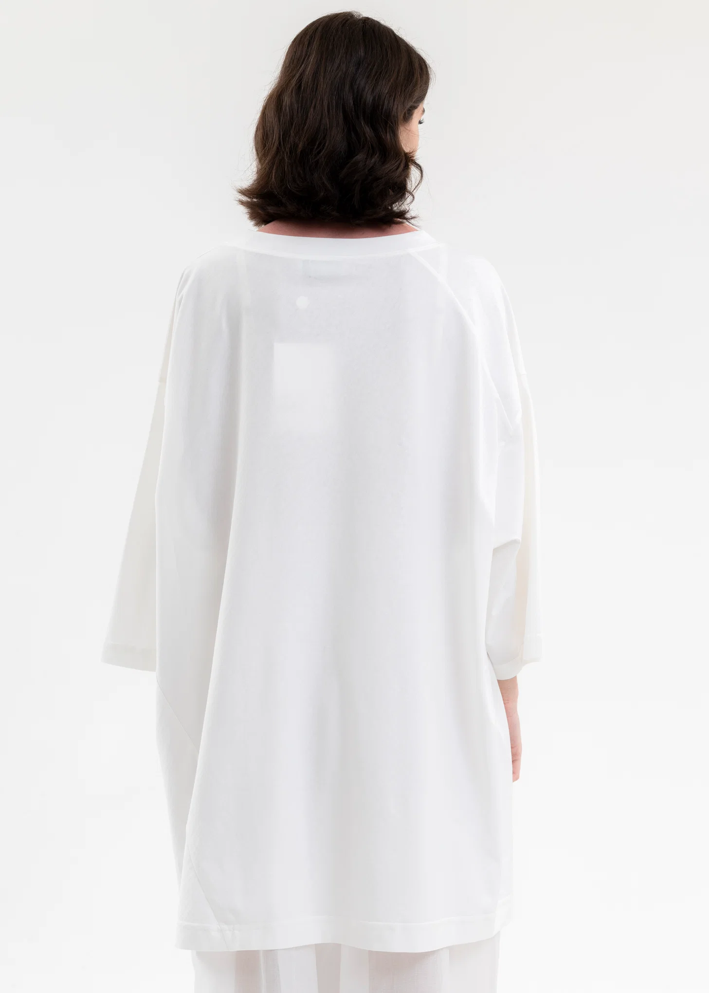 White Twisted T-Shirt - Image 3