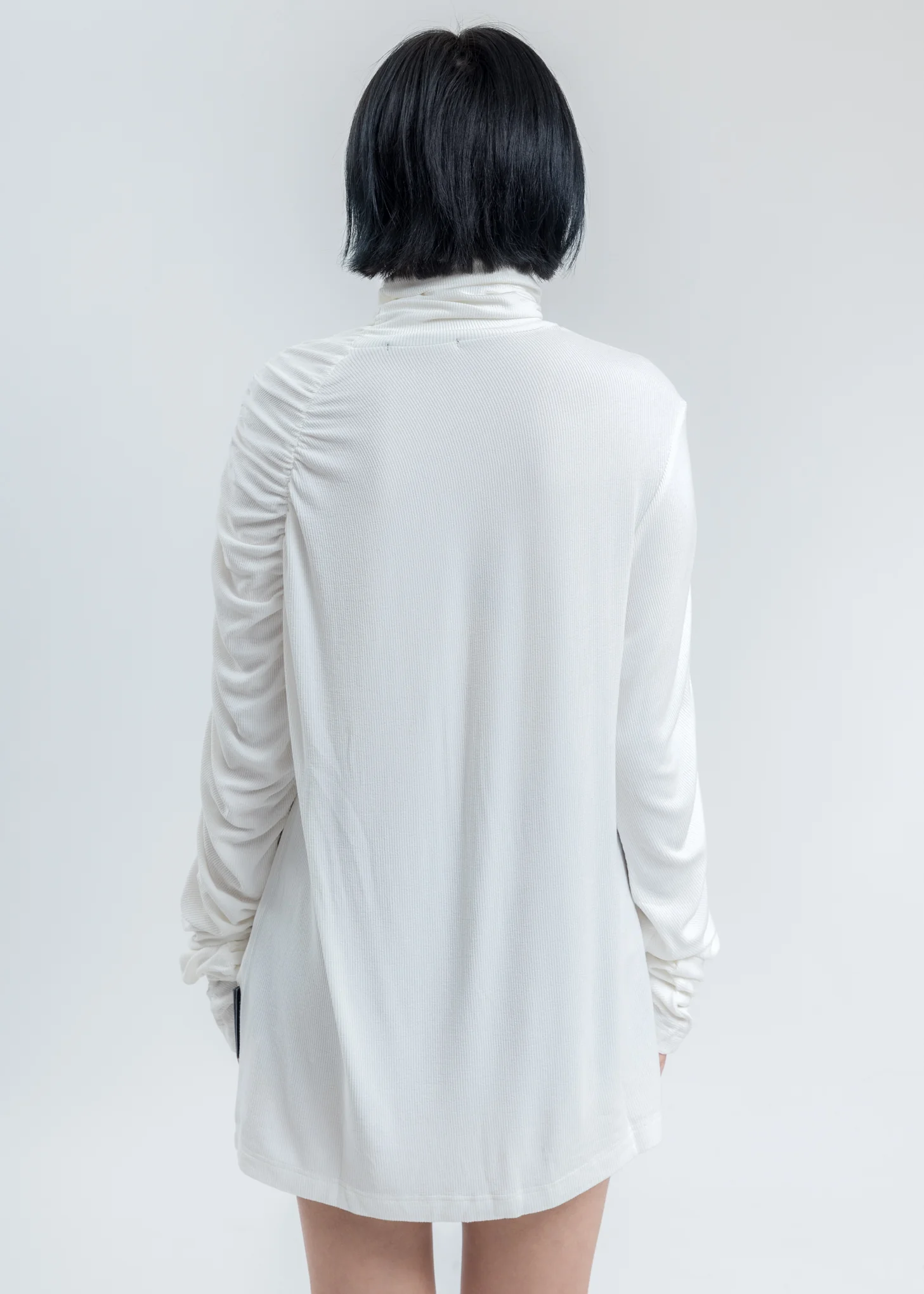 White Twisted Turtleneck - Image 4