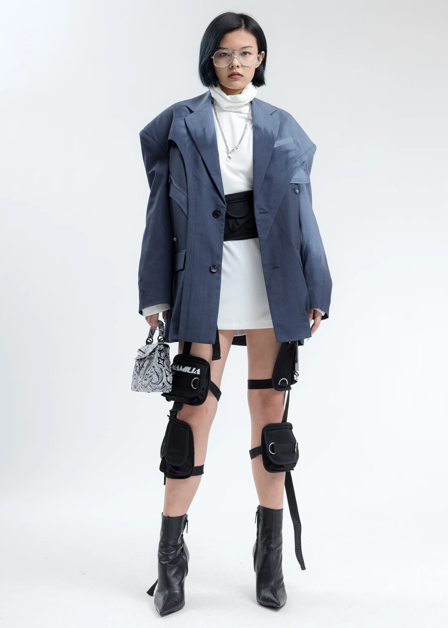 White Twisted Turtleneck - Image 5