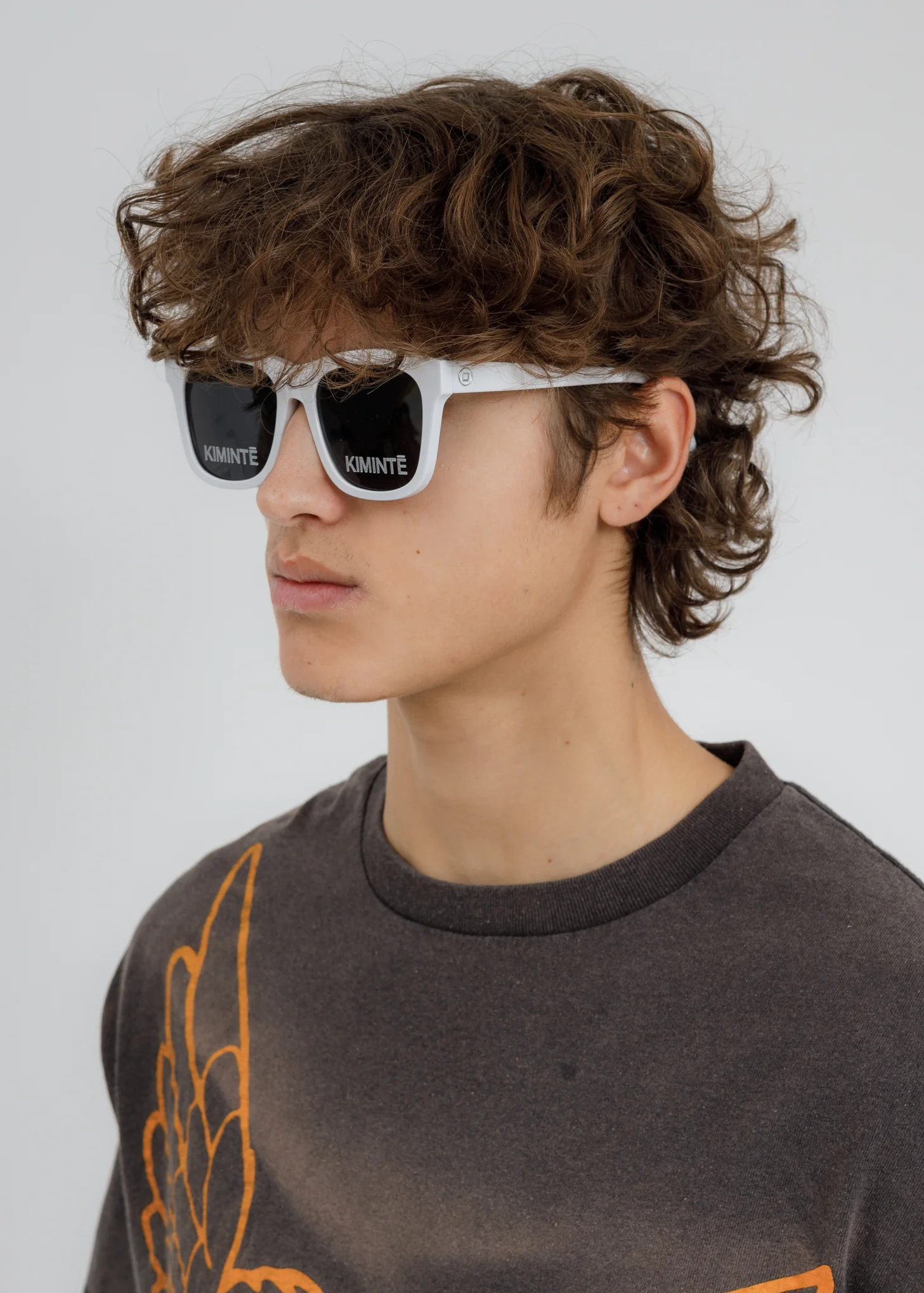White Two Logo Sunglasses - Image 3
