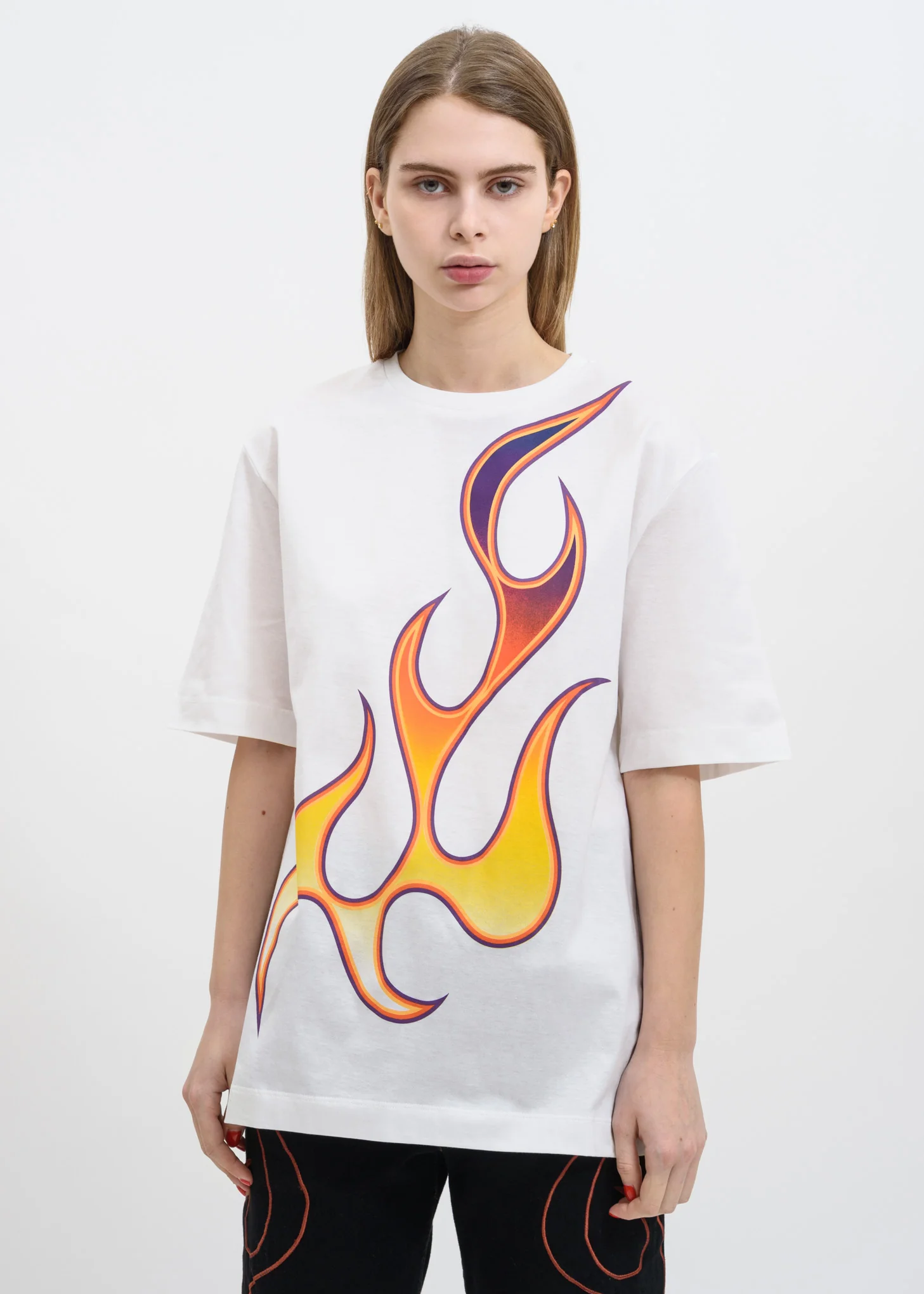 White Unity Flaming T-Shirt
