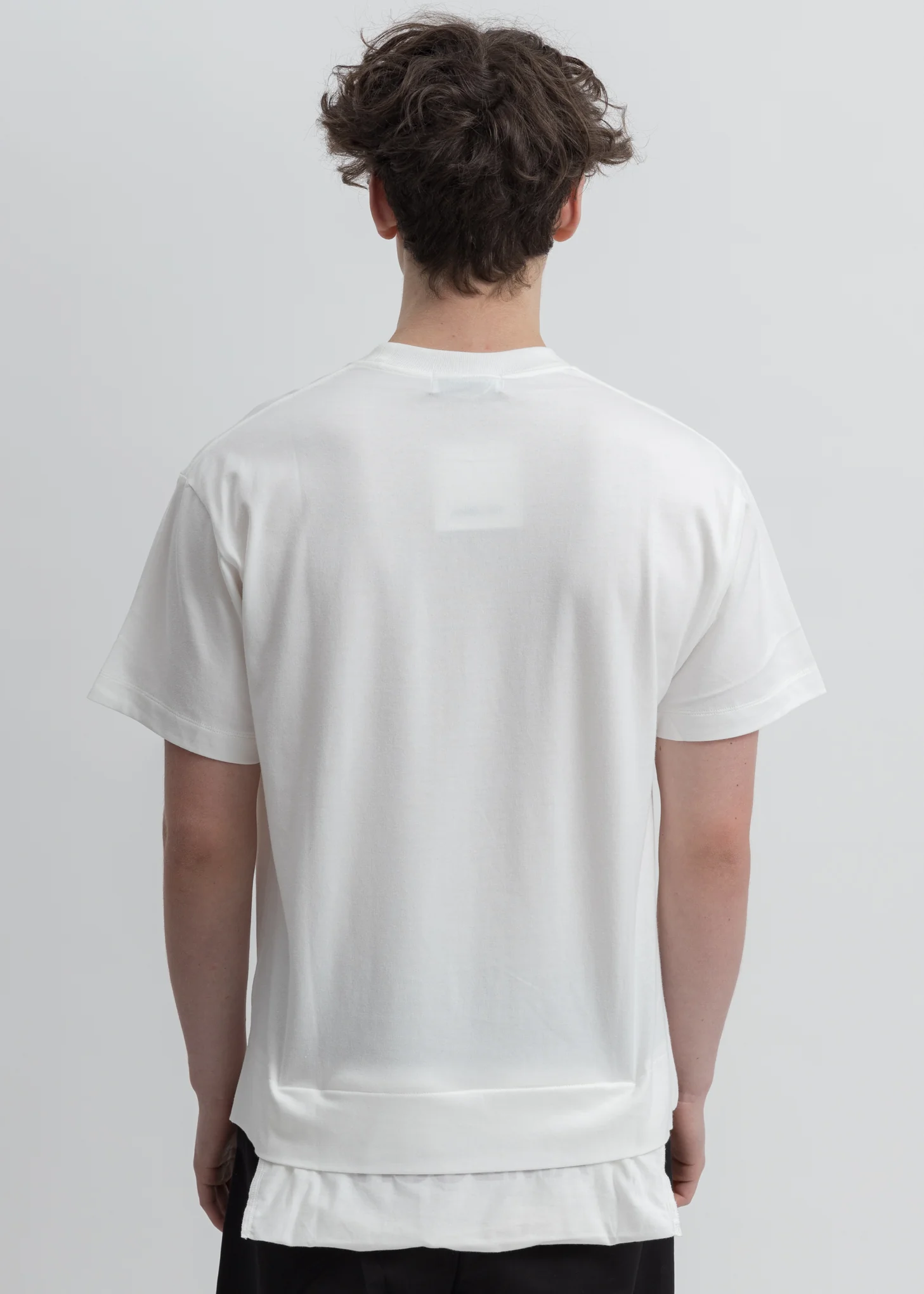 White Waist Pocket T-Shirt - Image 6