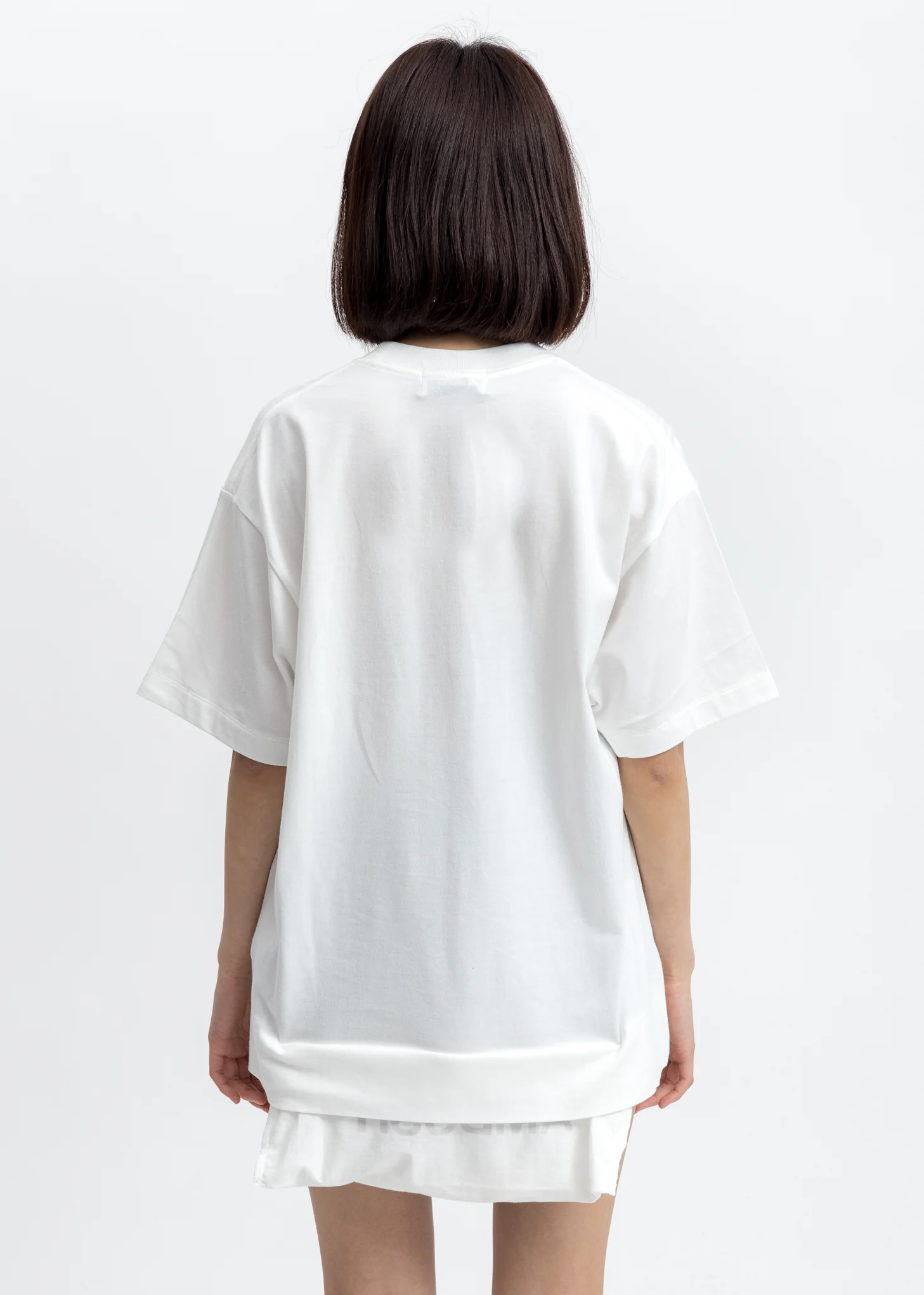 White Waist Pocket T-Shirt - Image 4