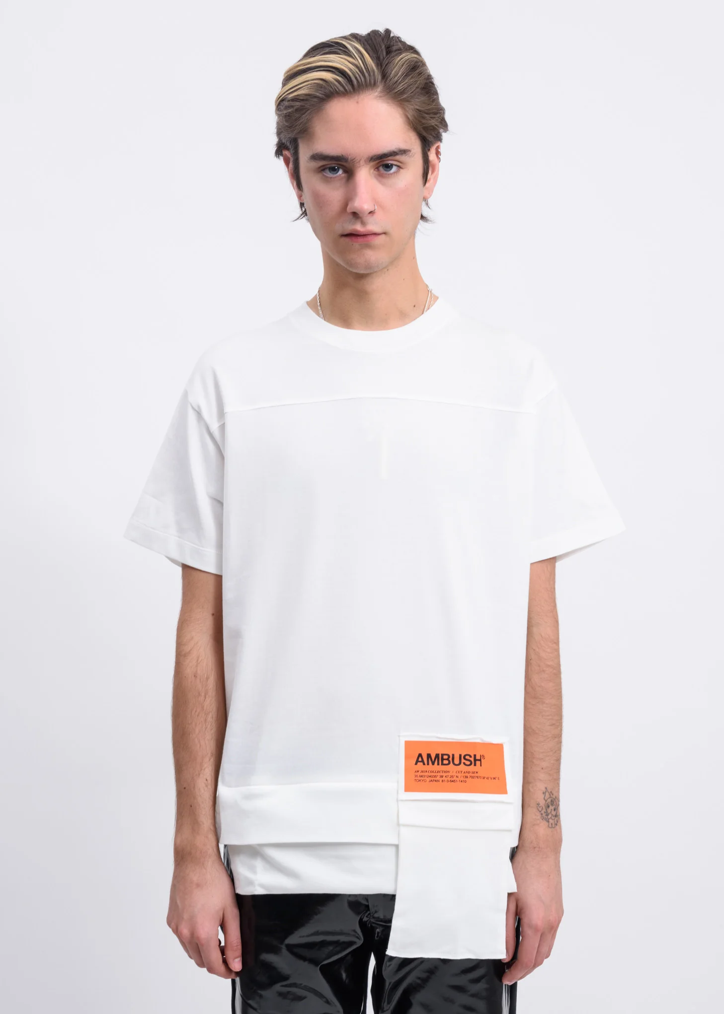 White Waist Pocket T-Shirt