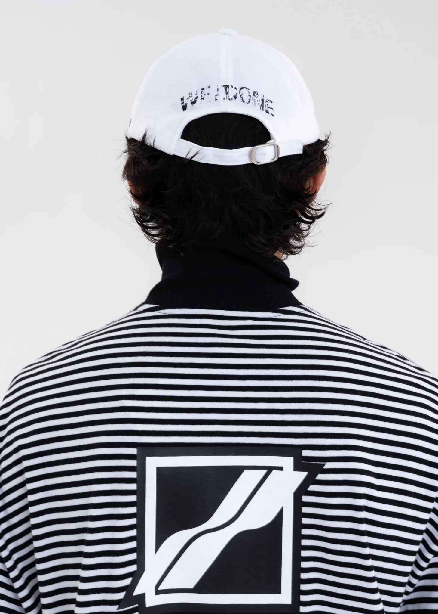 WHITE COTTON WELLDONE LOGO STAMP CAP - Image 4