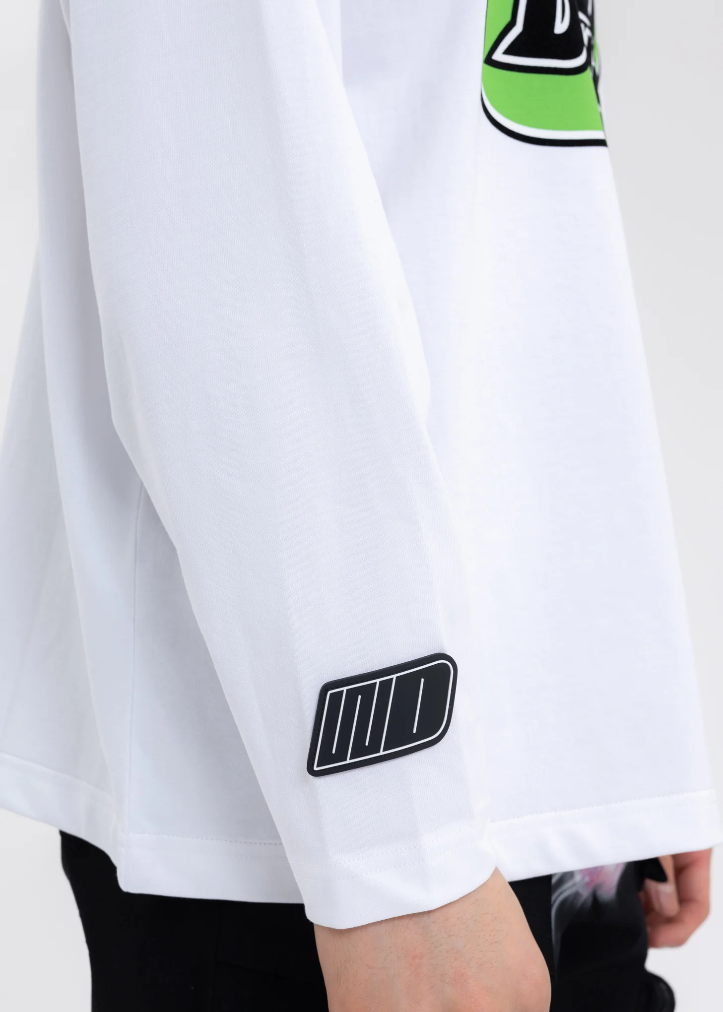 WHITE WE11DONE CIRCLE LOGO LONG-SLEEVED T-SHIRT - Image 5