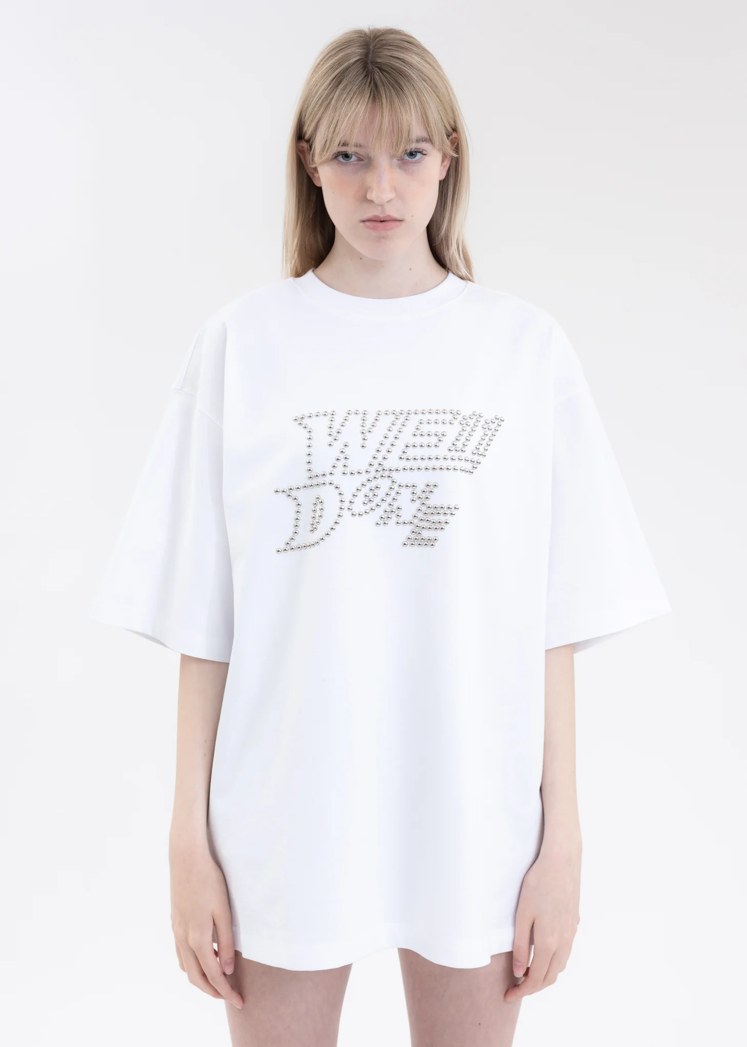 WHITE WE1DONE NEW LOGO T-SHIRT