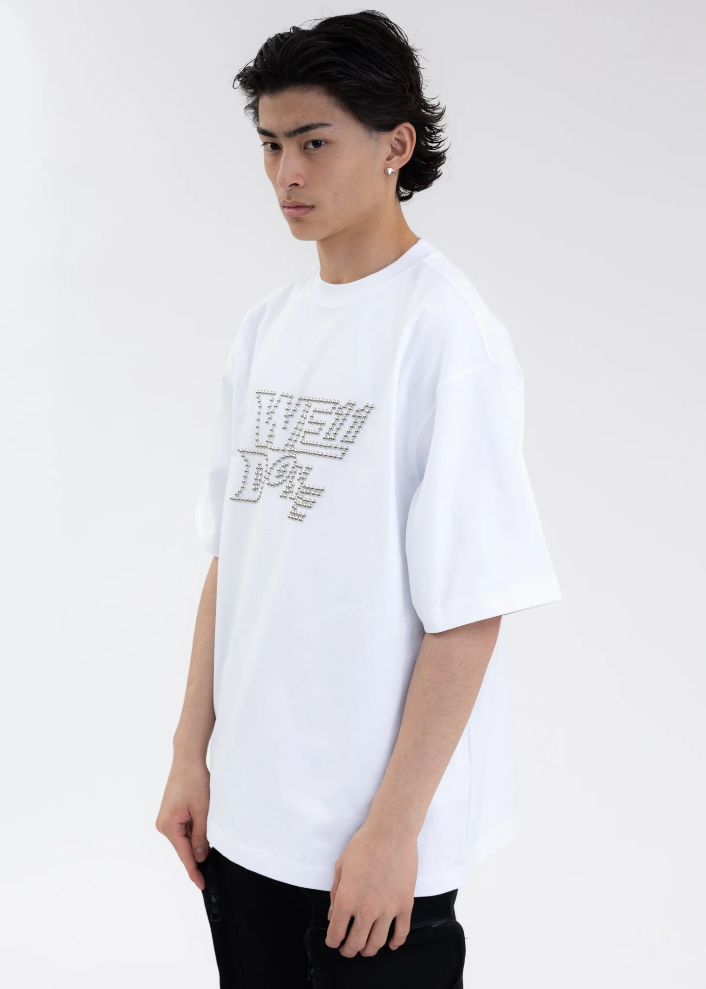 WHITE WE1DONE NEW LOGO T-SHIRT - Image 2