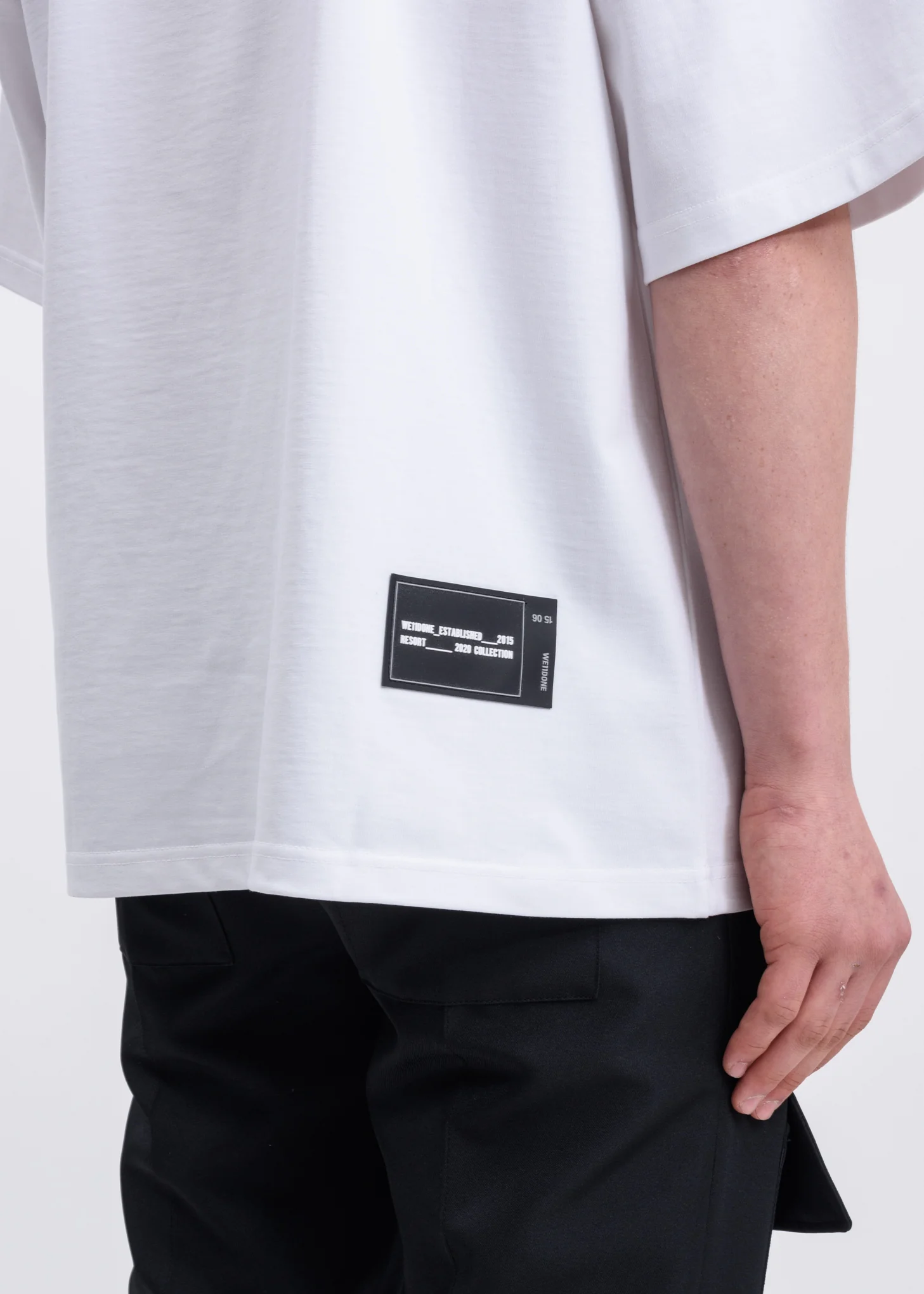 White WELLDONE Front Logo T-Shirt - Image 4