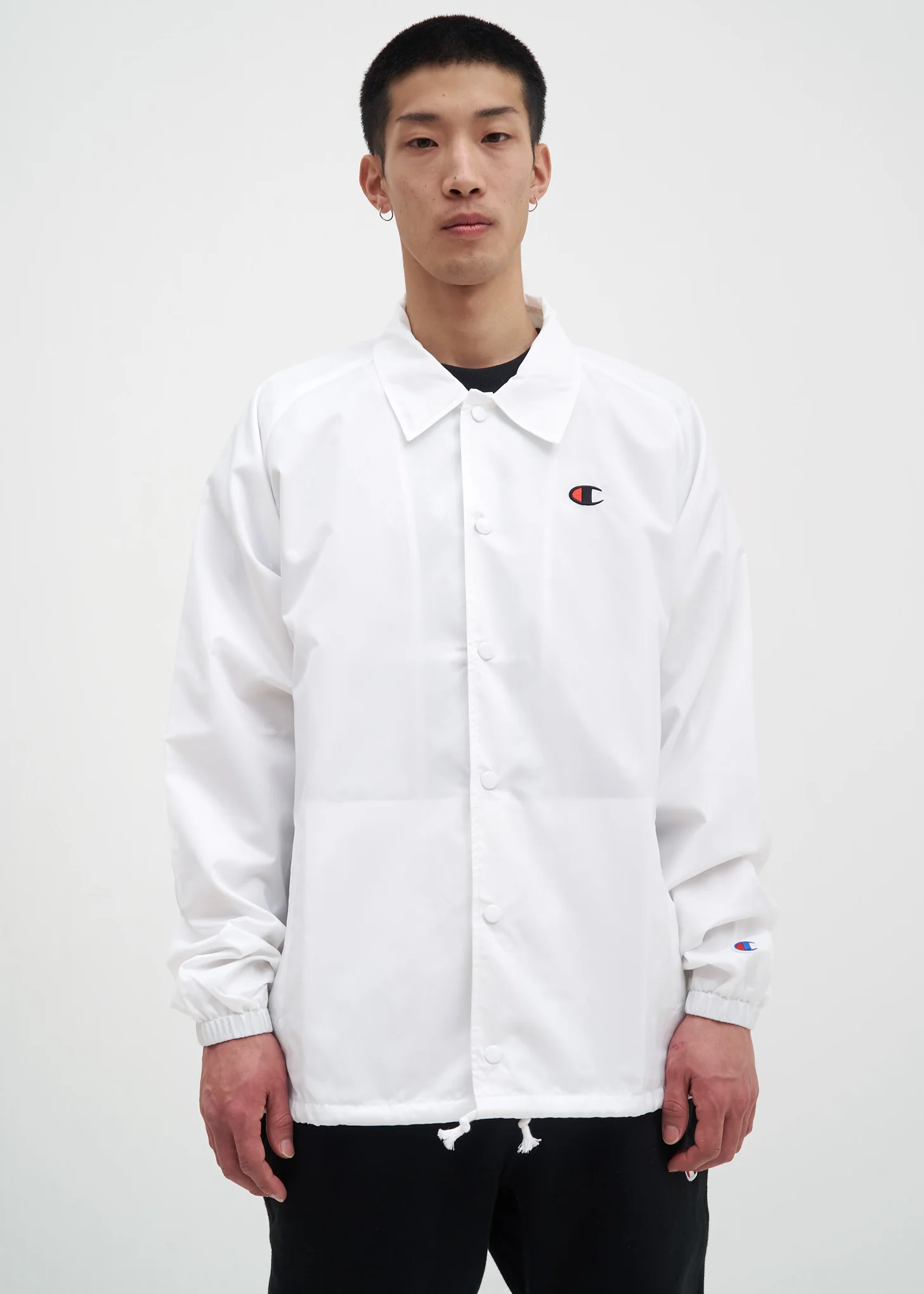 White West Breaker Coach Jacket