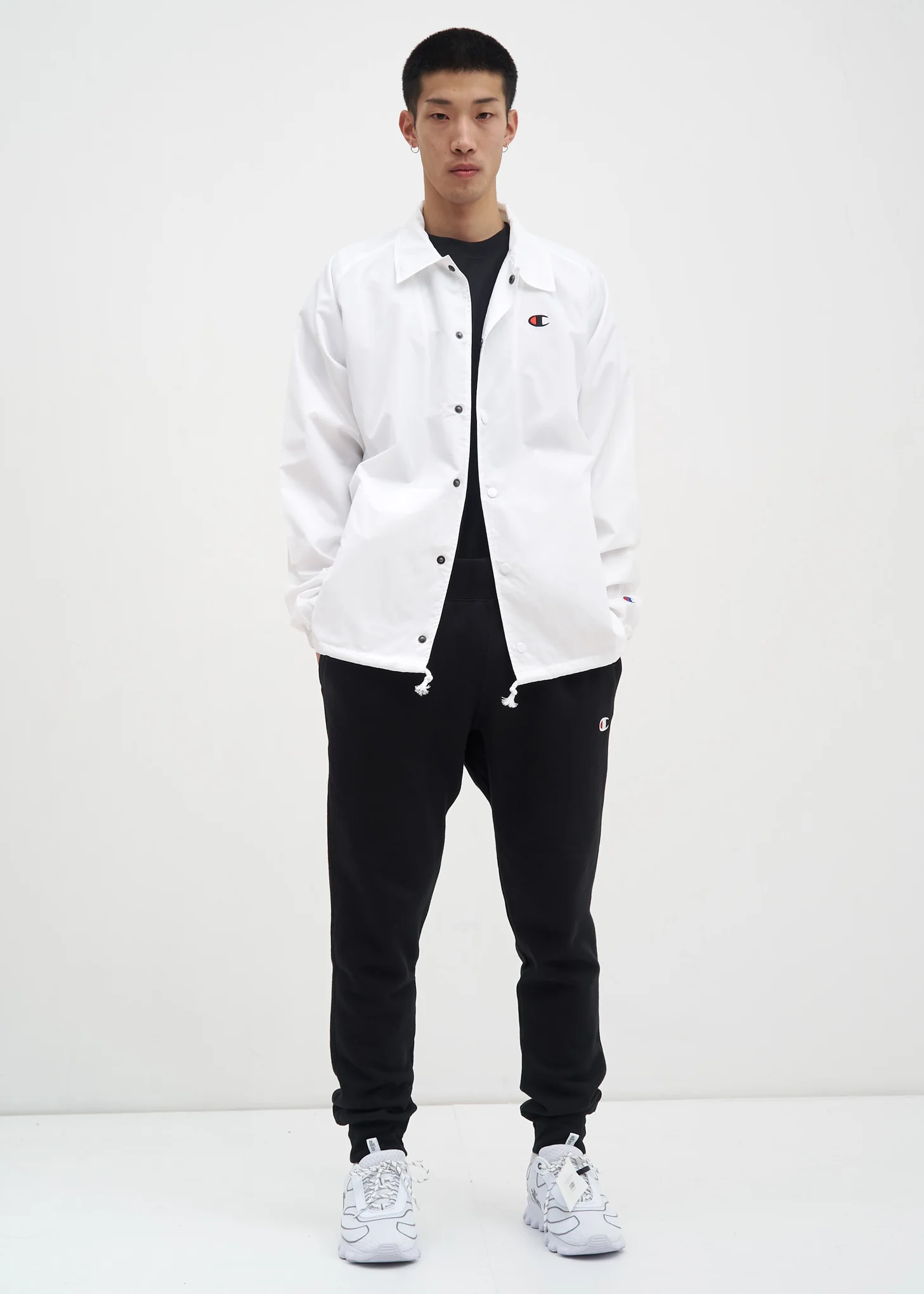 White West Breaker Coach Jacket - Image 2
