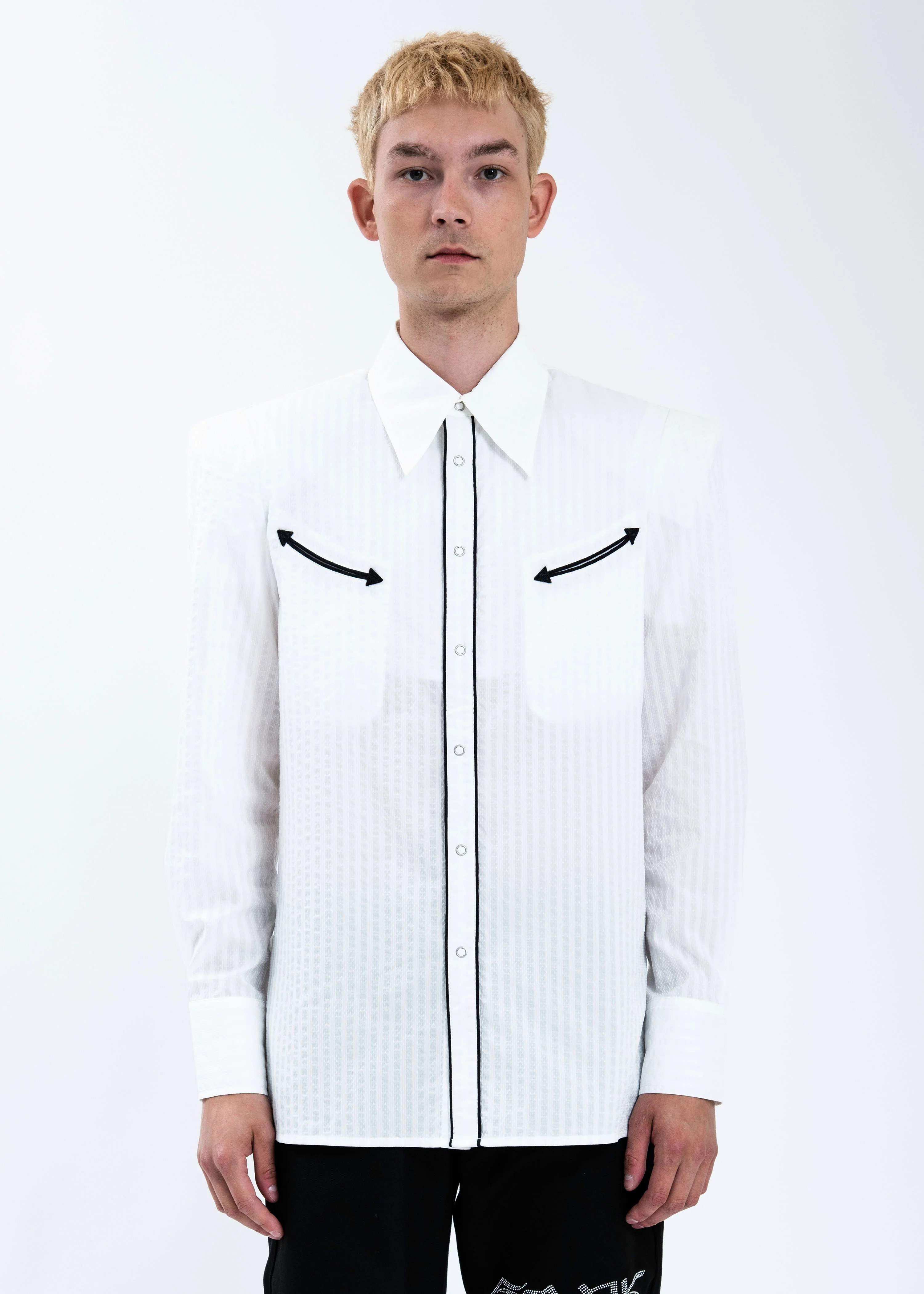 White Western Shirt