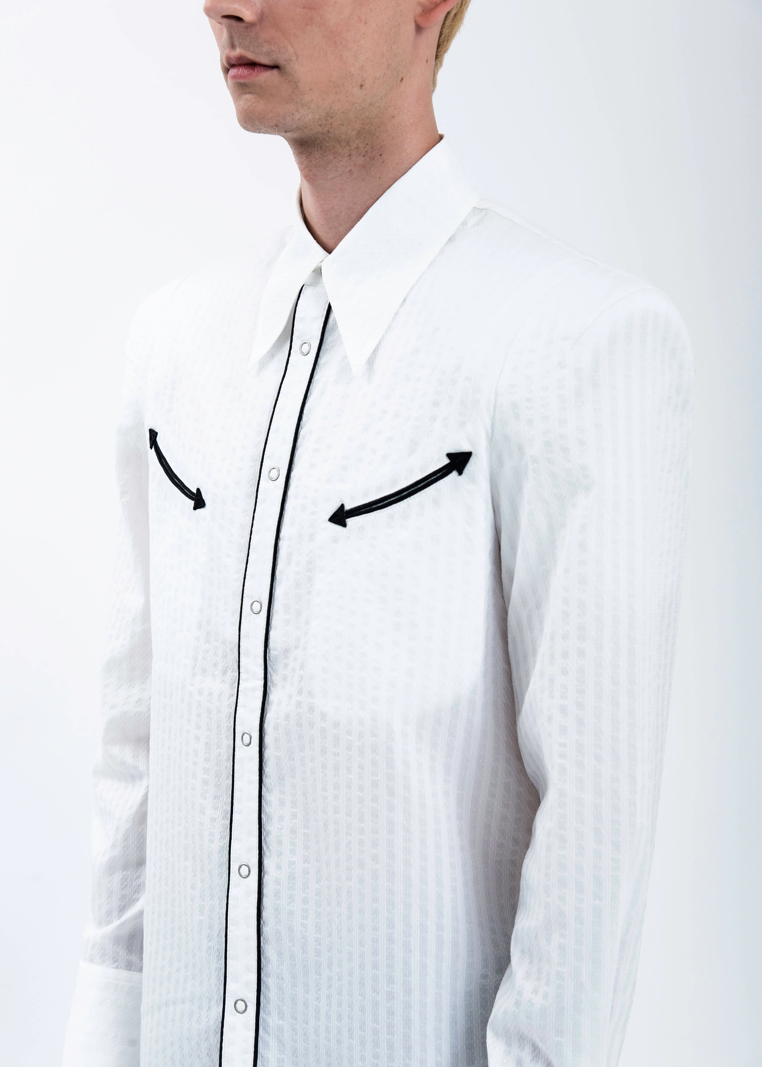 White Western Shirt - Image 2