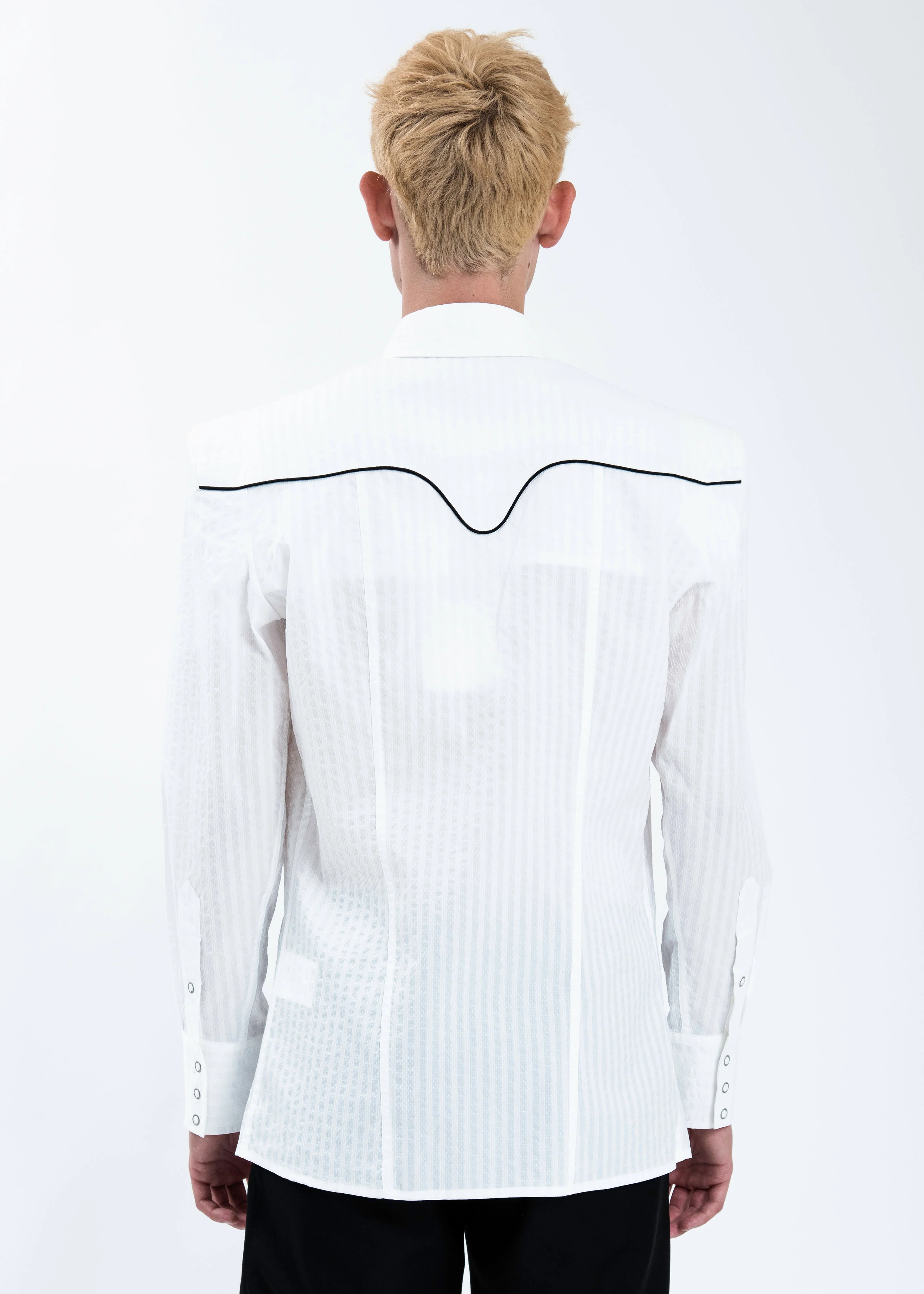 White Western Shirt - Image 4