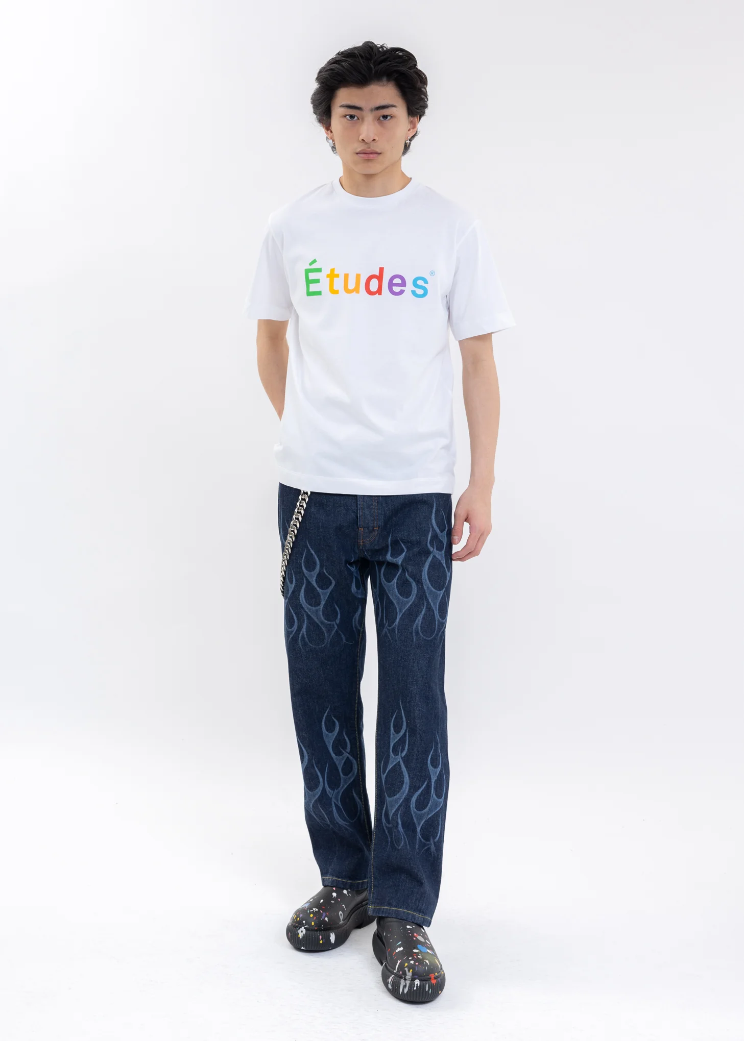 White WONDER ETUDES MULTICO T-Shirt - Image 5