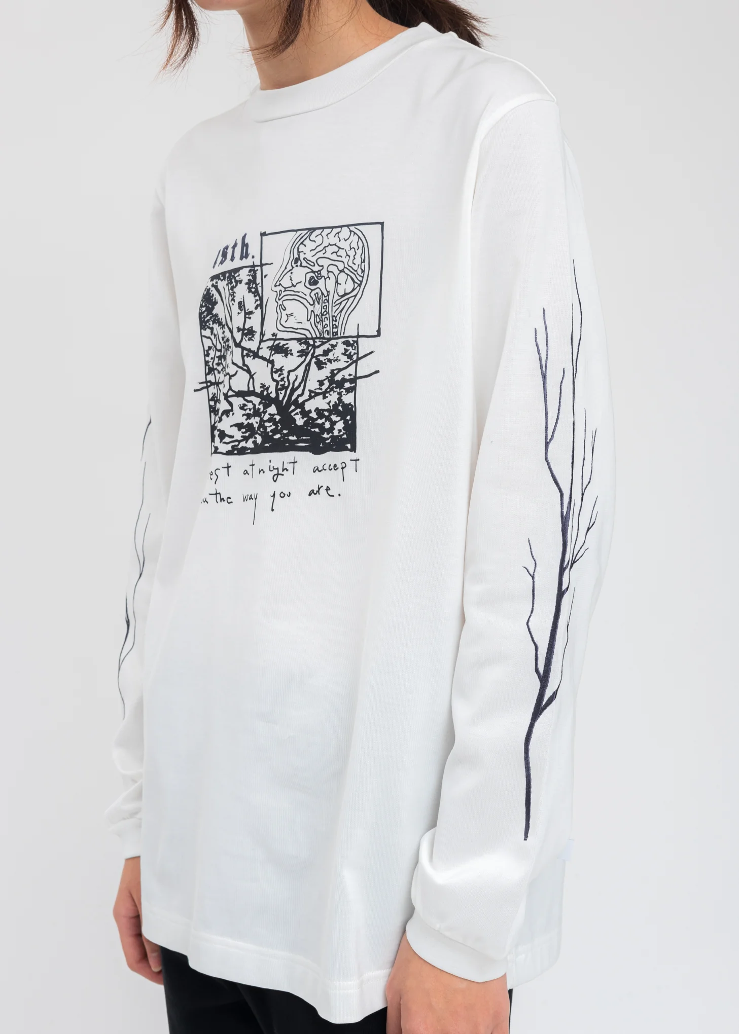 White Wood Long Sleeve - Image 2