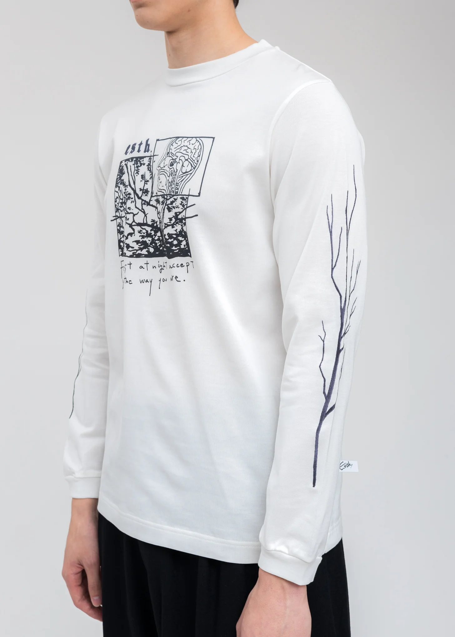 White Wood Long Sleeve - Image 2