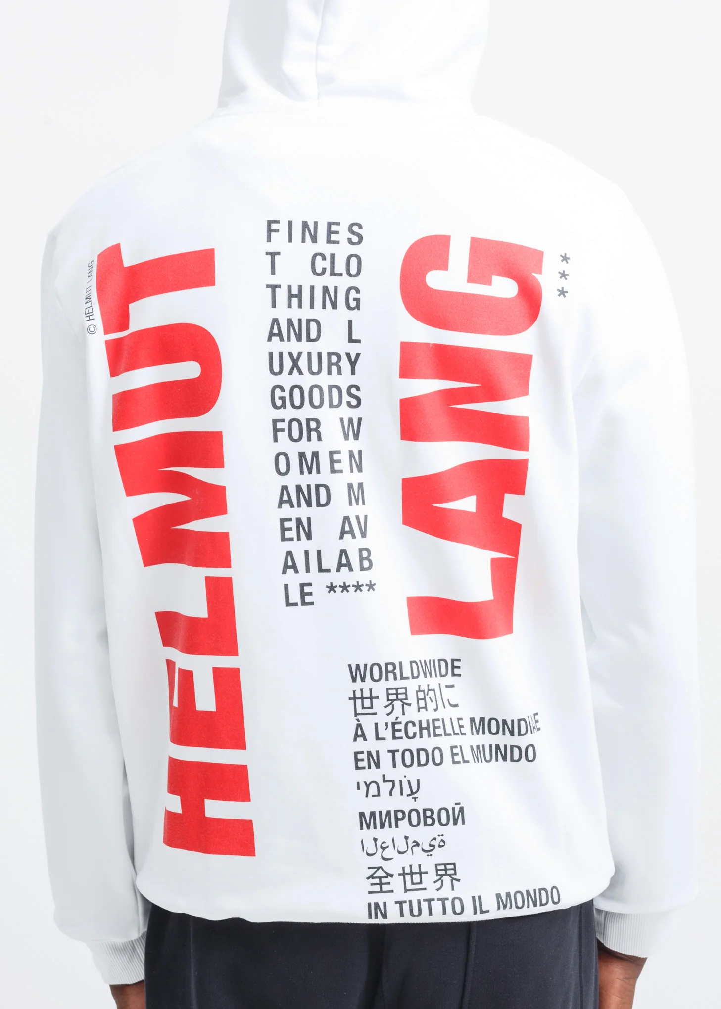 White Worldwide Hoodie - Image 4