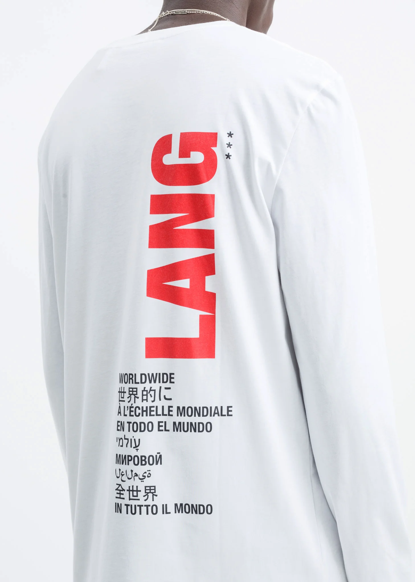 White Worldwide Long Sleeve - Image 3