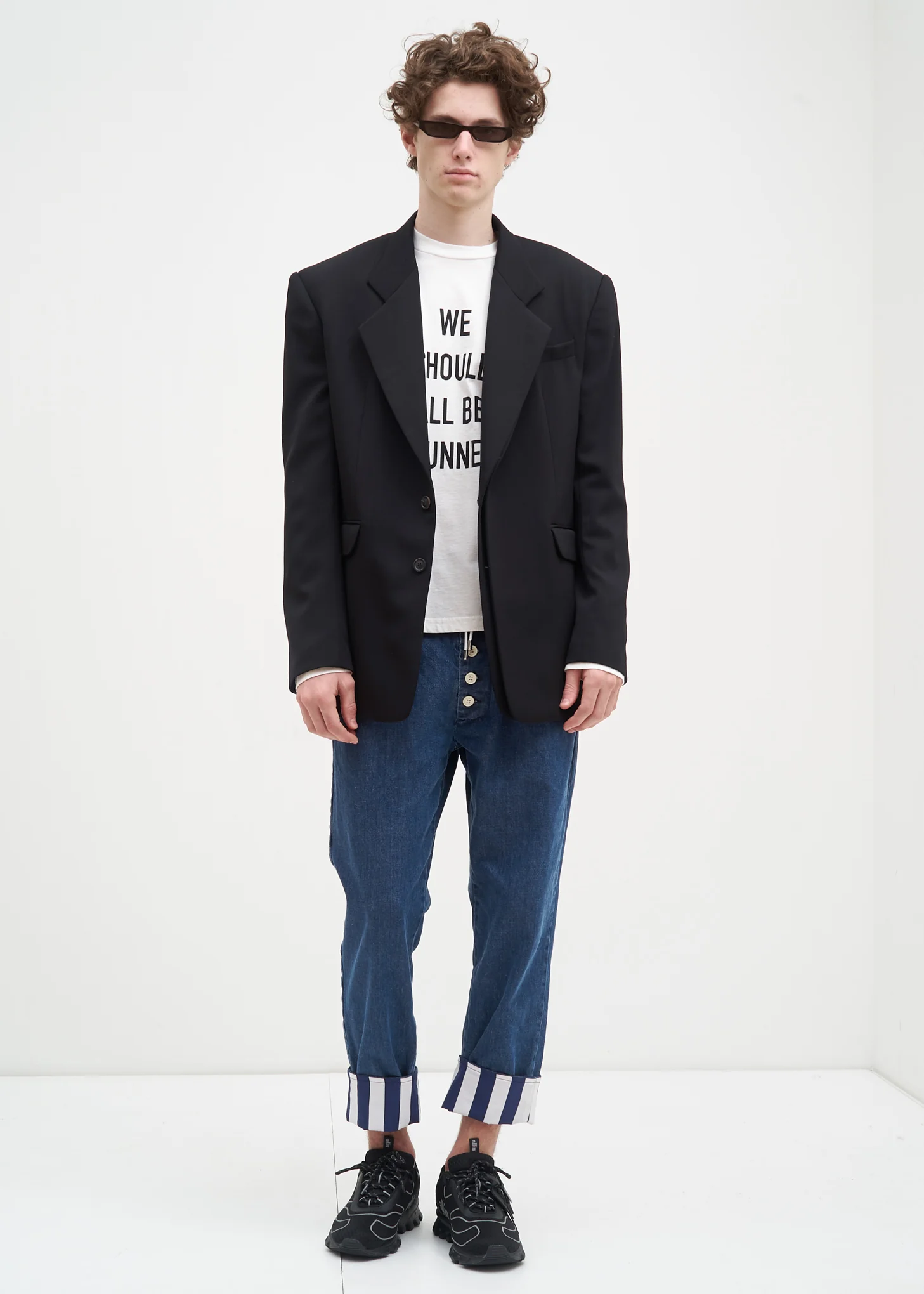 White WSABS Long Sleeve T-Shirt - Image 2