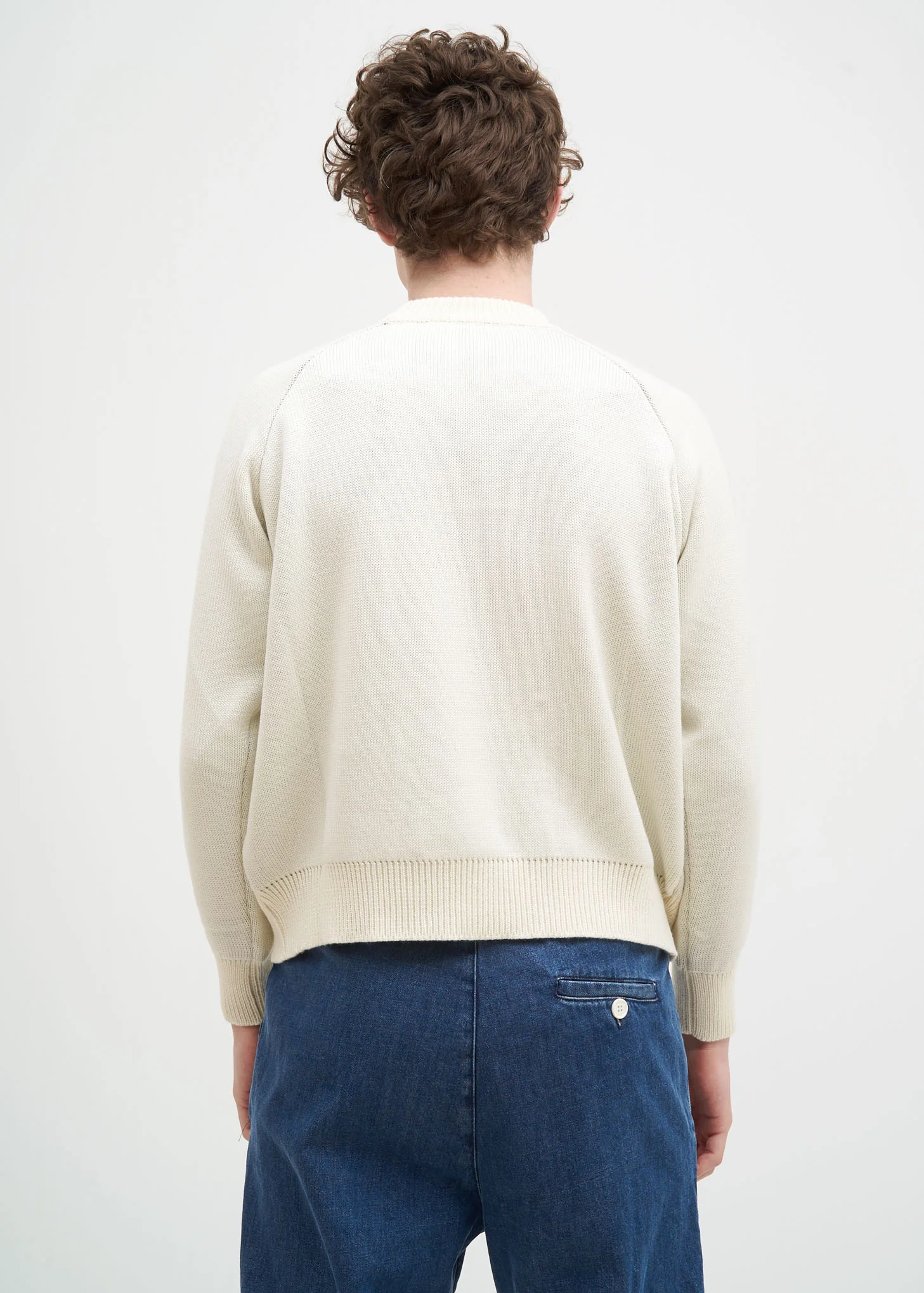 White WSABS Raglan Sweater - Image 3