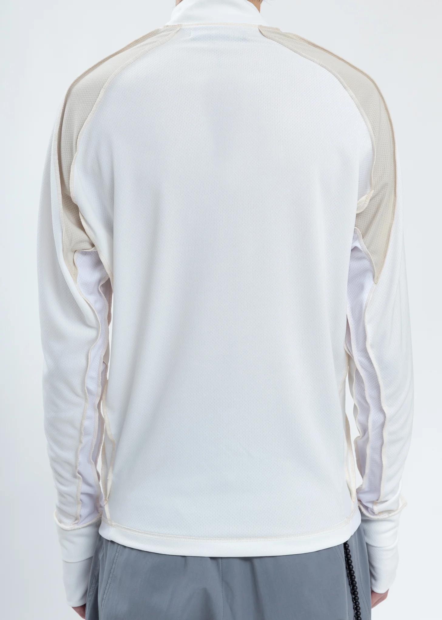 White Zip Necktop - Image 5