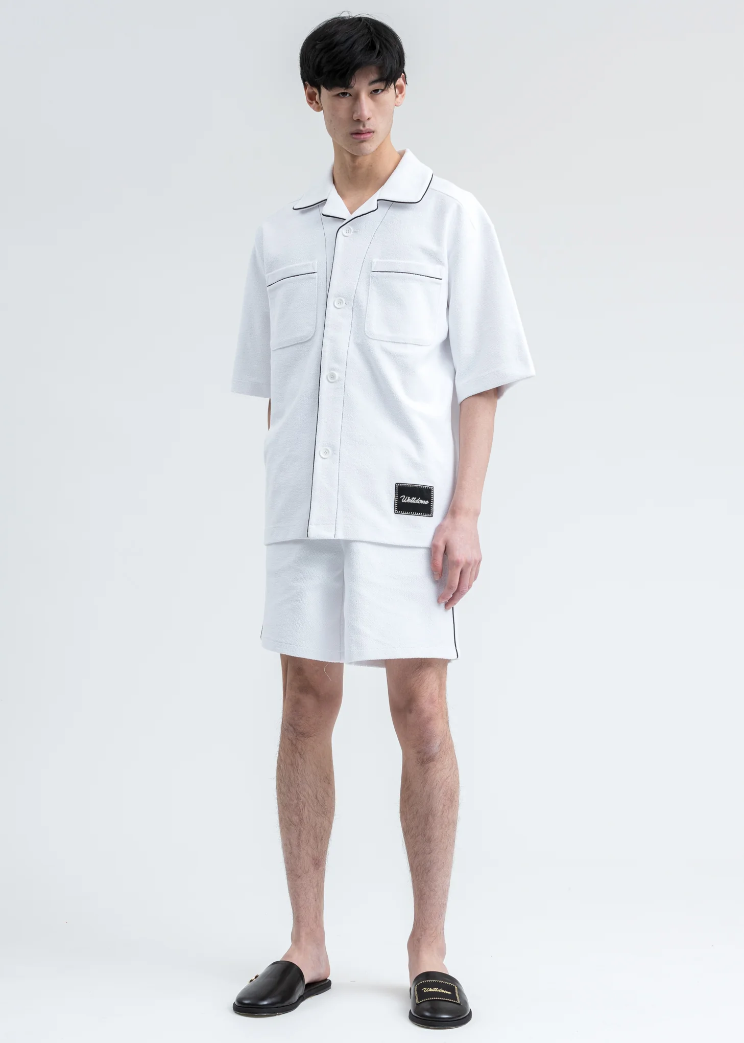 White Zurry Pyjama Shorts - Image 5