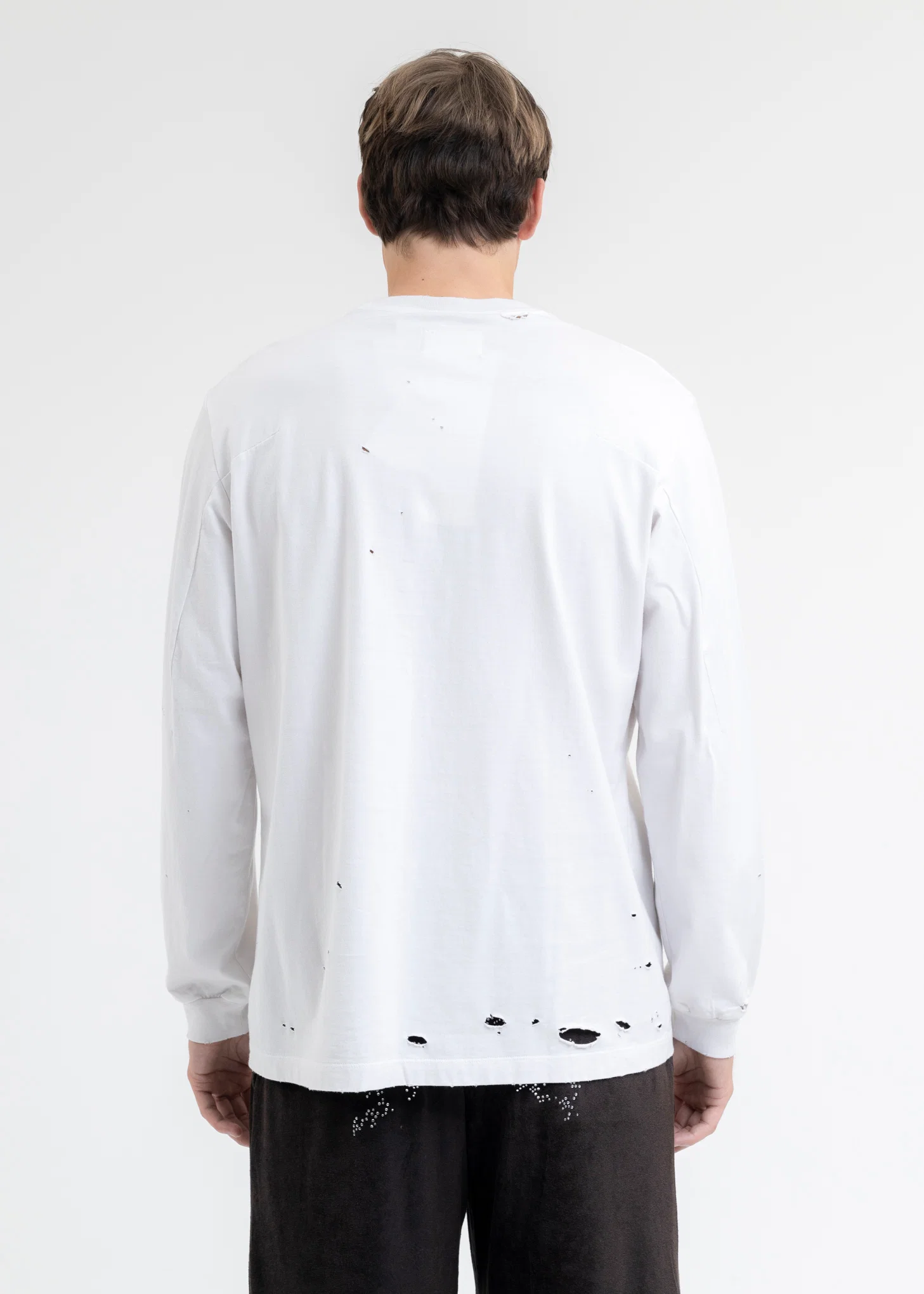 WHITE LONG SLEEVE T-SHIRT WITH MY FRIEND - Image 4