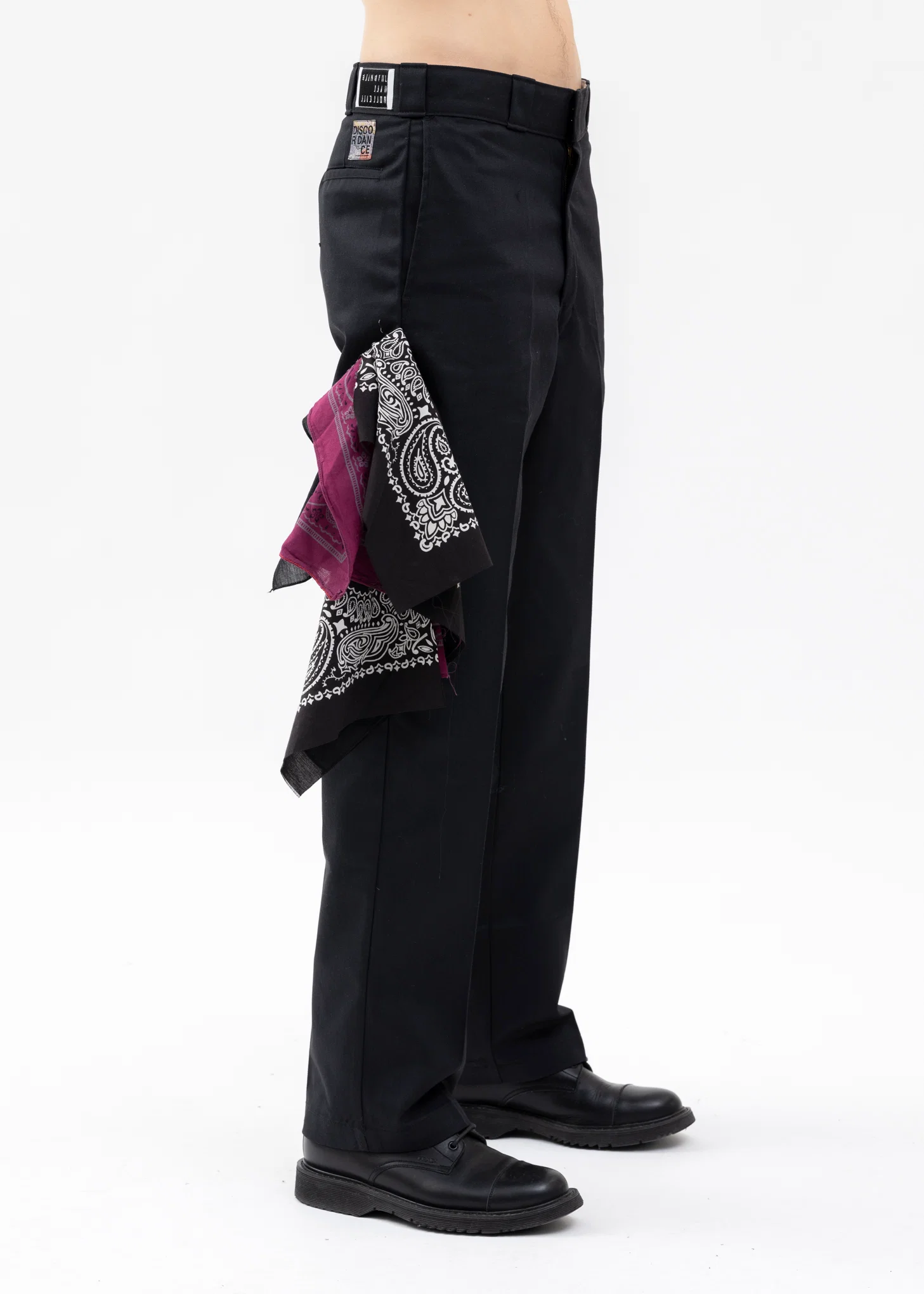 BLACK  BANDANA WORK PANTS ×JUVENILE - Image 2