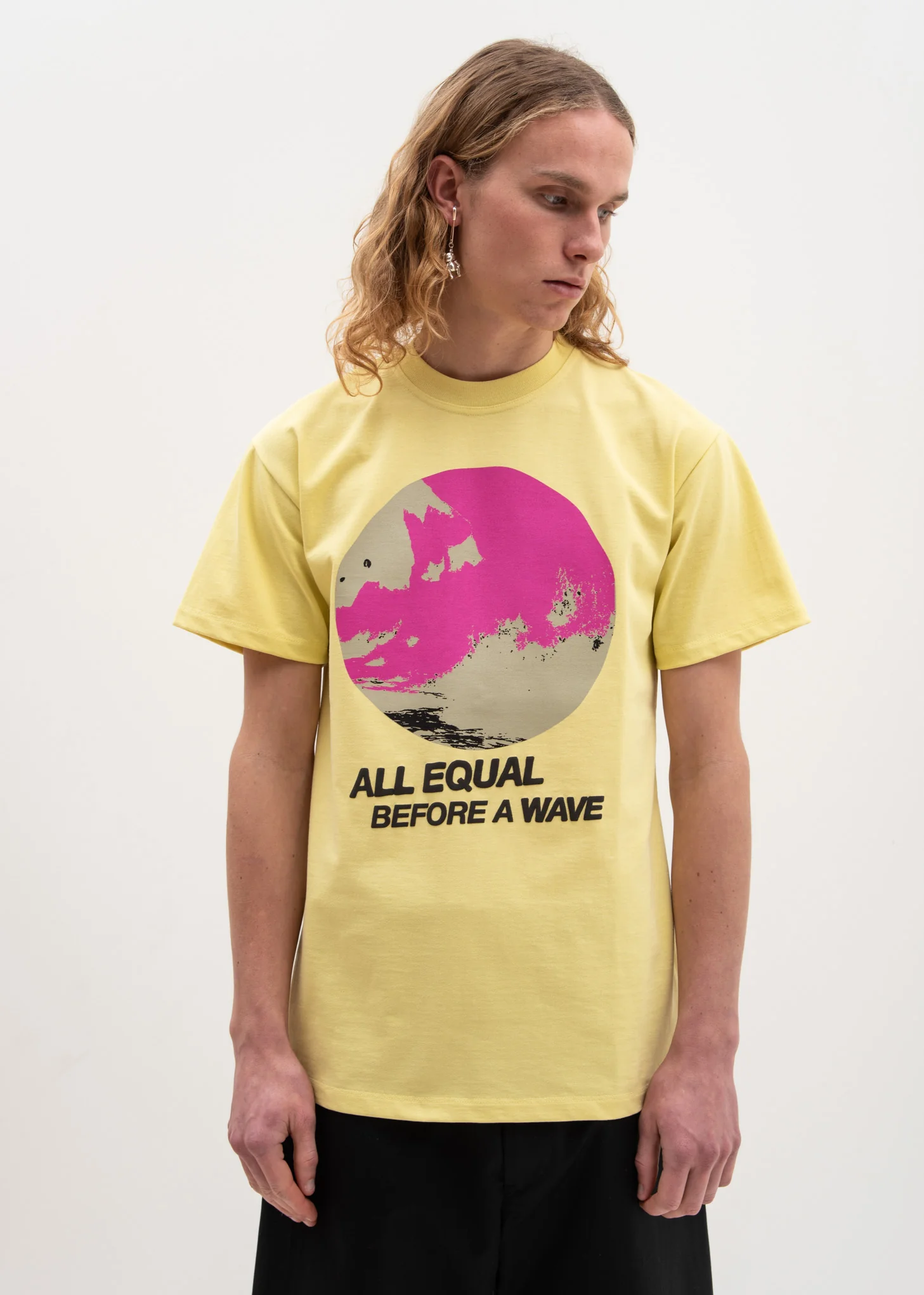 Yellow All Equal Fitted T-Shirt