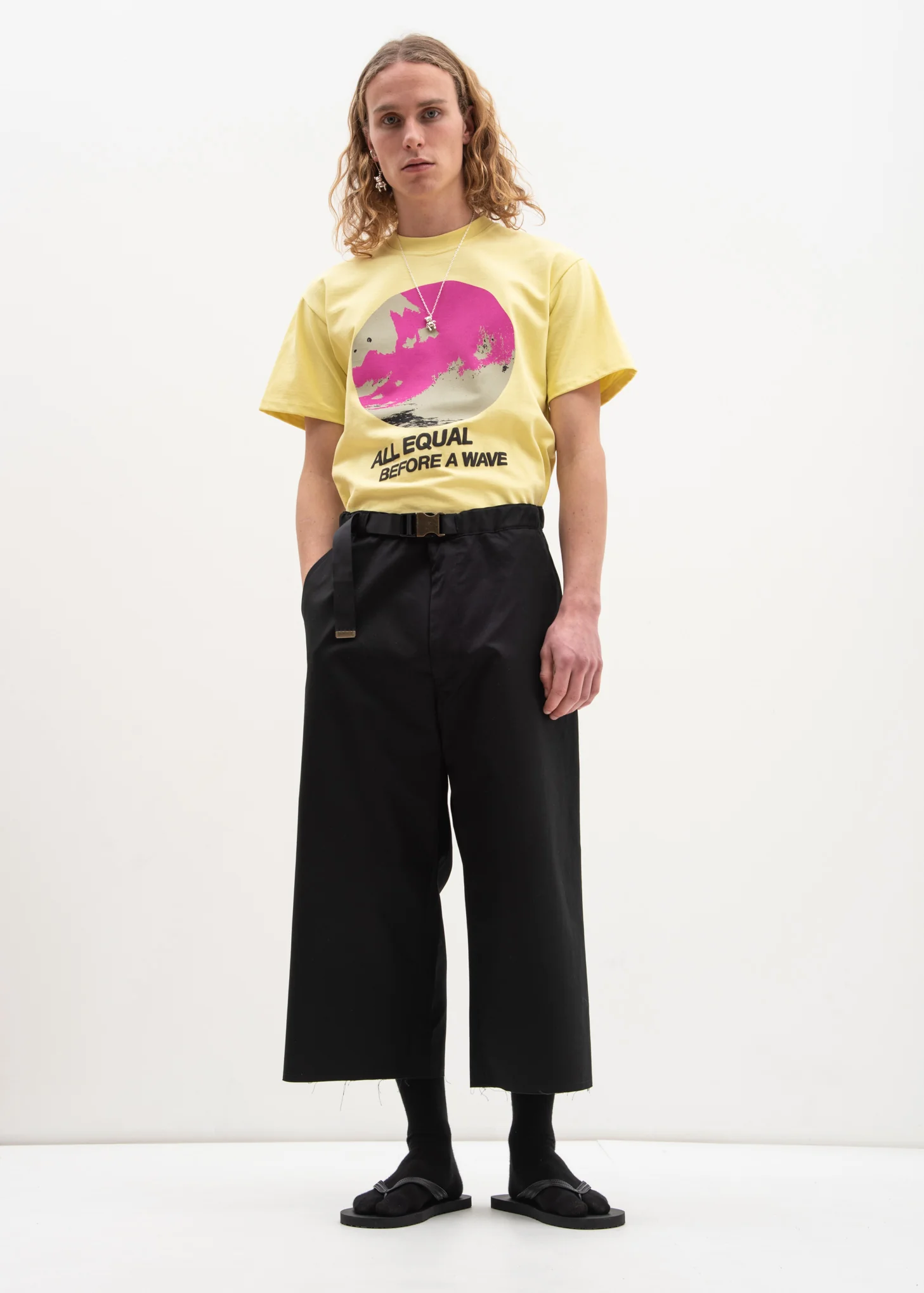 Yellow All Equal Fitted T-Shirt - Image 5